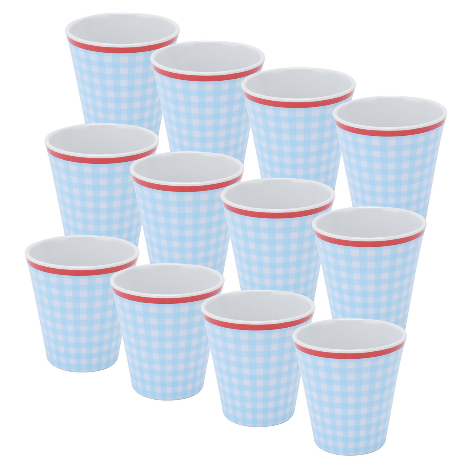 12PCS Imitation Ceramic Water Cup Drinking Mug for Restaurant School Kitchen view 5