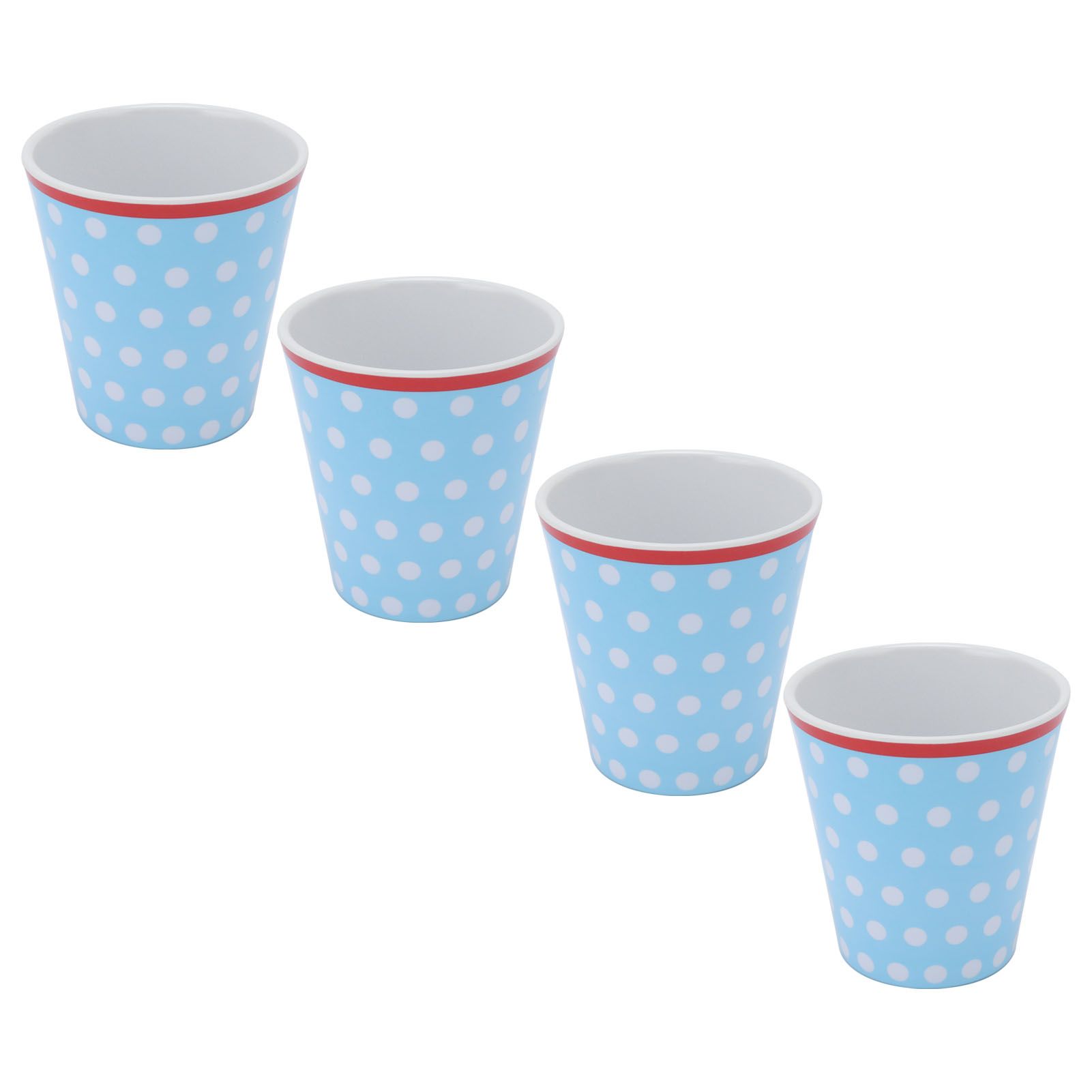 4Pcs Innovative Melamine Cup Imitation Porcelain Drink Cup Beverage Mug for