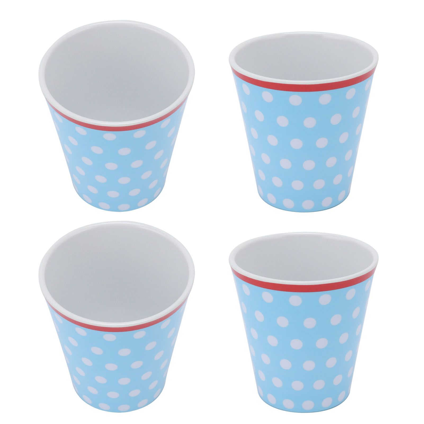 4Pcs Innovative Melamine Cup Imitation Porcelain Drink Cup Beverage Mug for view 4