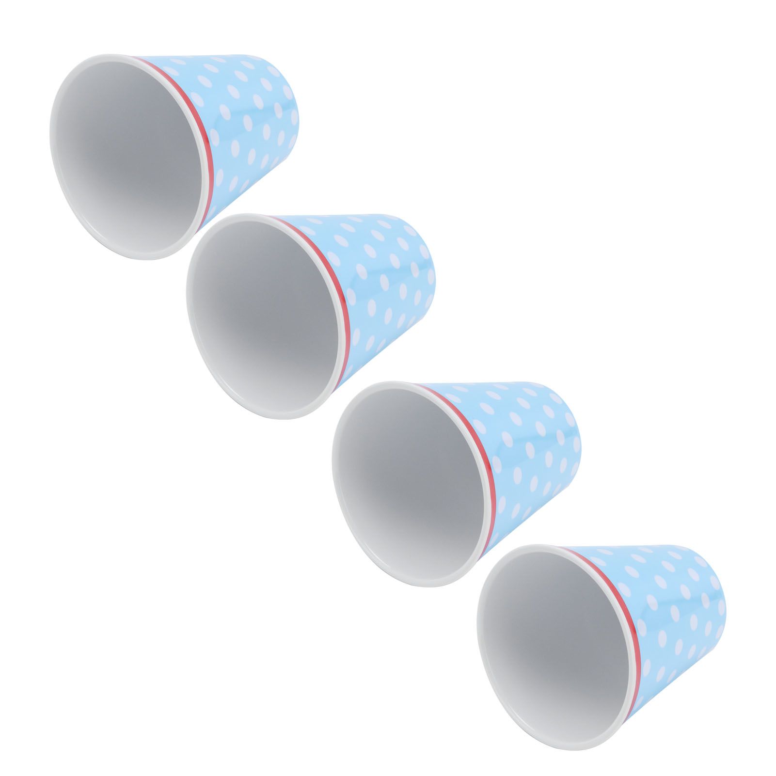 4Pcs Innovative Melamine Cup Imitation Porcelain Drink Cup Beverage Mug for view 6