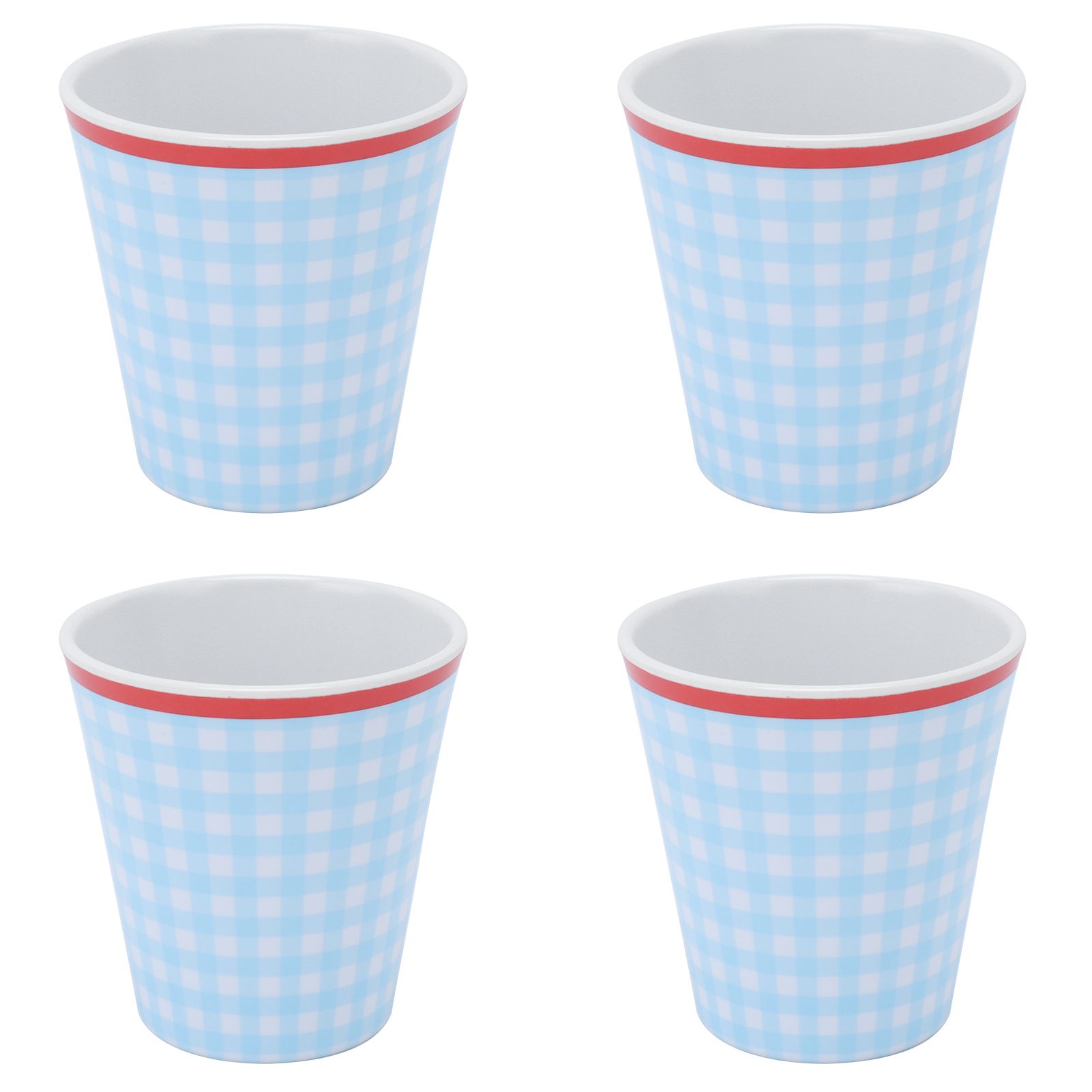 4Pcs/Set Imitation Porcelain Water Cup Originality Beverage Mug for Home