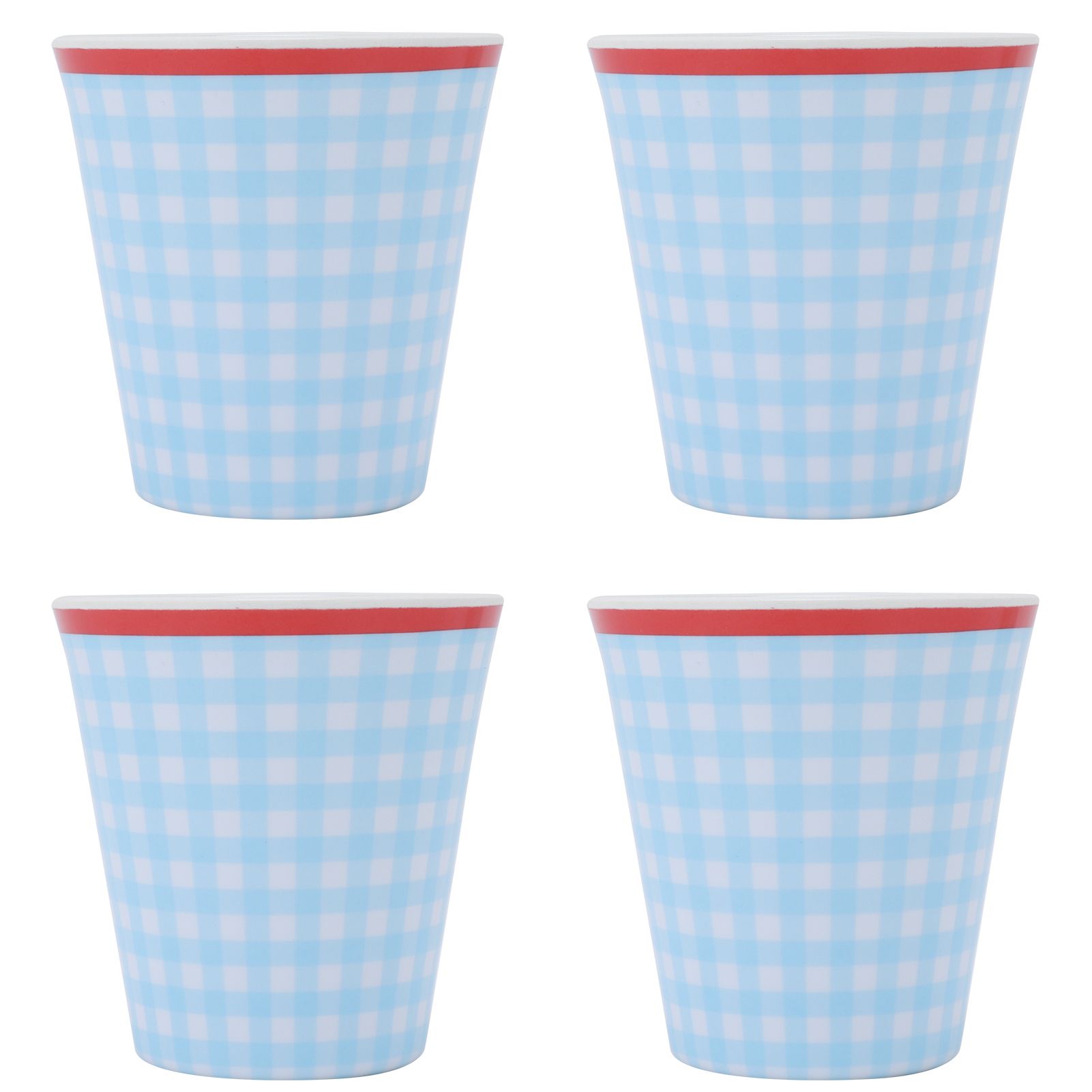 4Pcs/Set Imitation Porcelain Water Cup Originality Beverage Mug for Home view 2