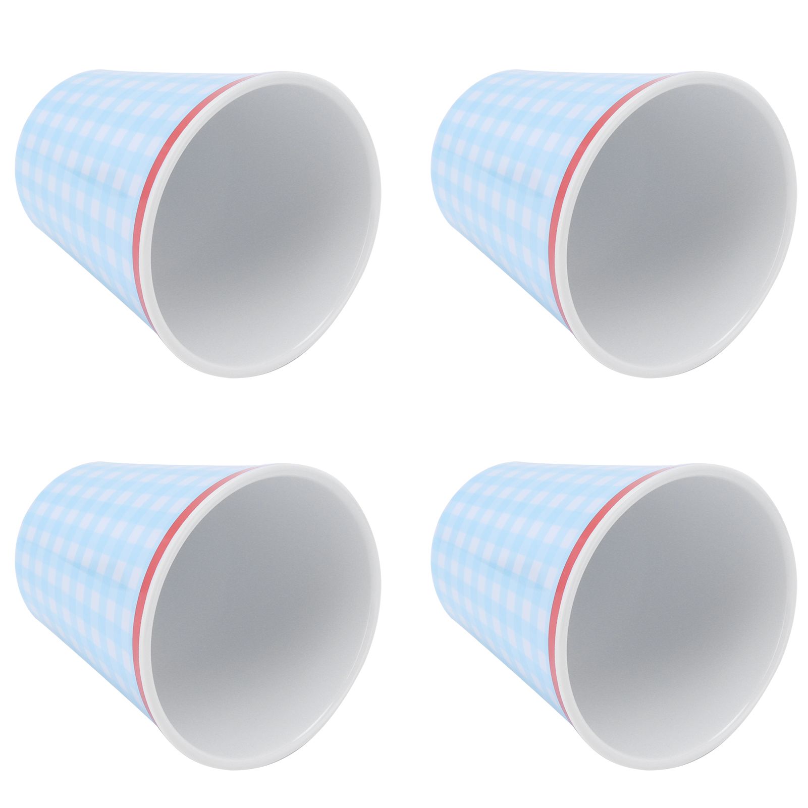4Pcs/Set Imitation Porcelain Water Cup Originality Beverage Mug for Home view 4