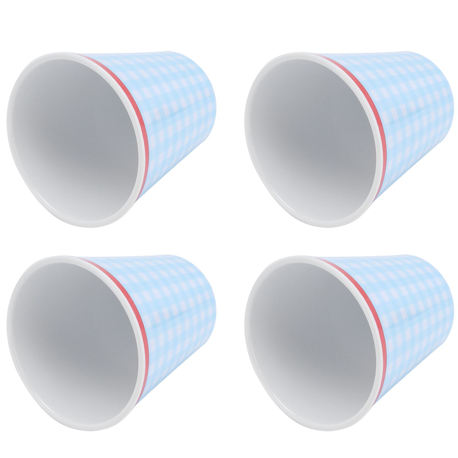 4Pcs/Set Imitation Porcelain Water Cup Originality Beverage Mug for Home view 5