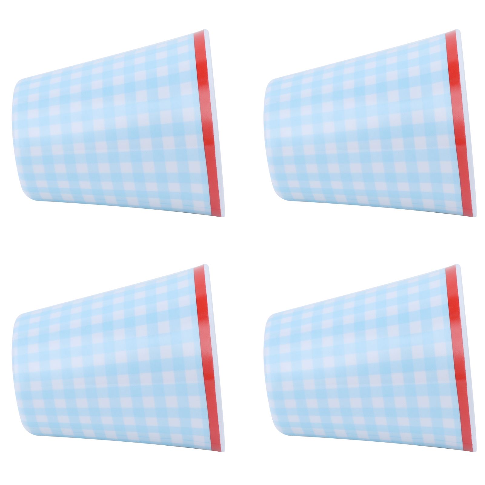 4Pcs/Set Imitation Porcelain Water Cup Originality Beverage Mug for Home view 6