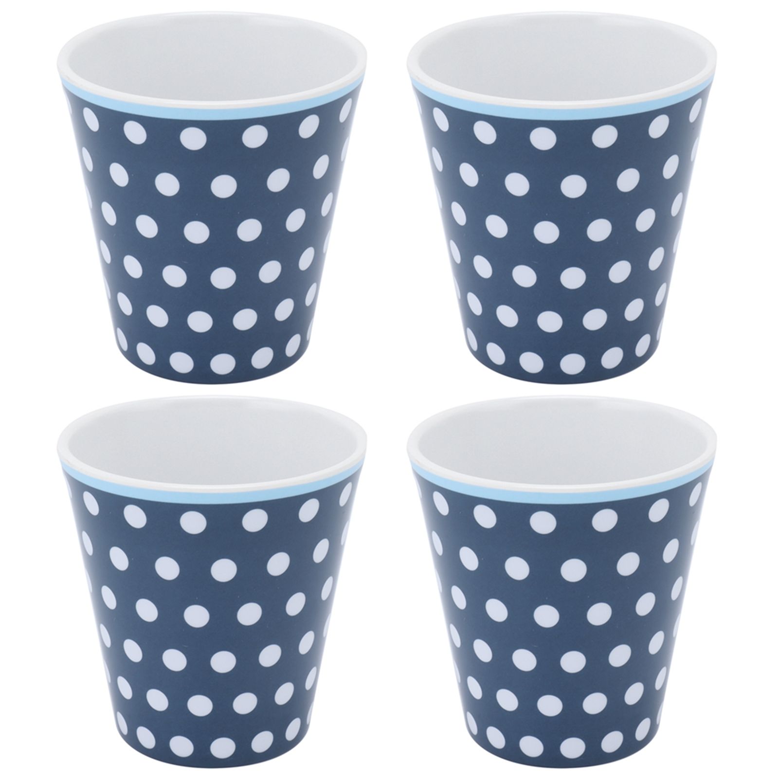 4Pcs/Set Cute Melamine Mug Imitation Porcelain Beverage Cup for Home Student