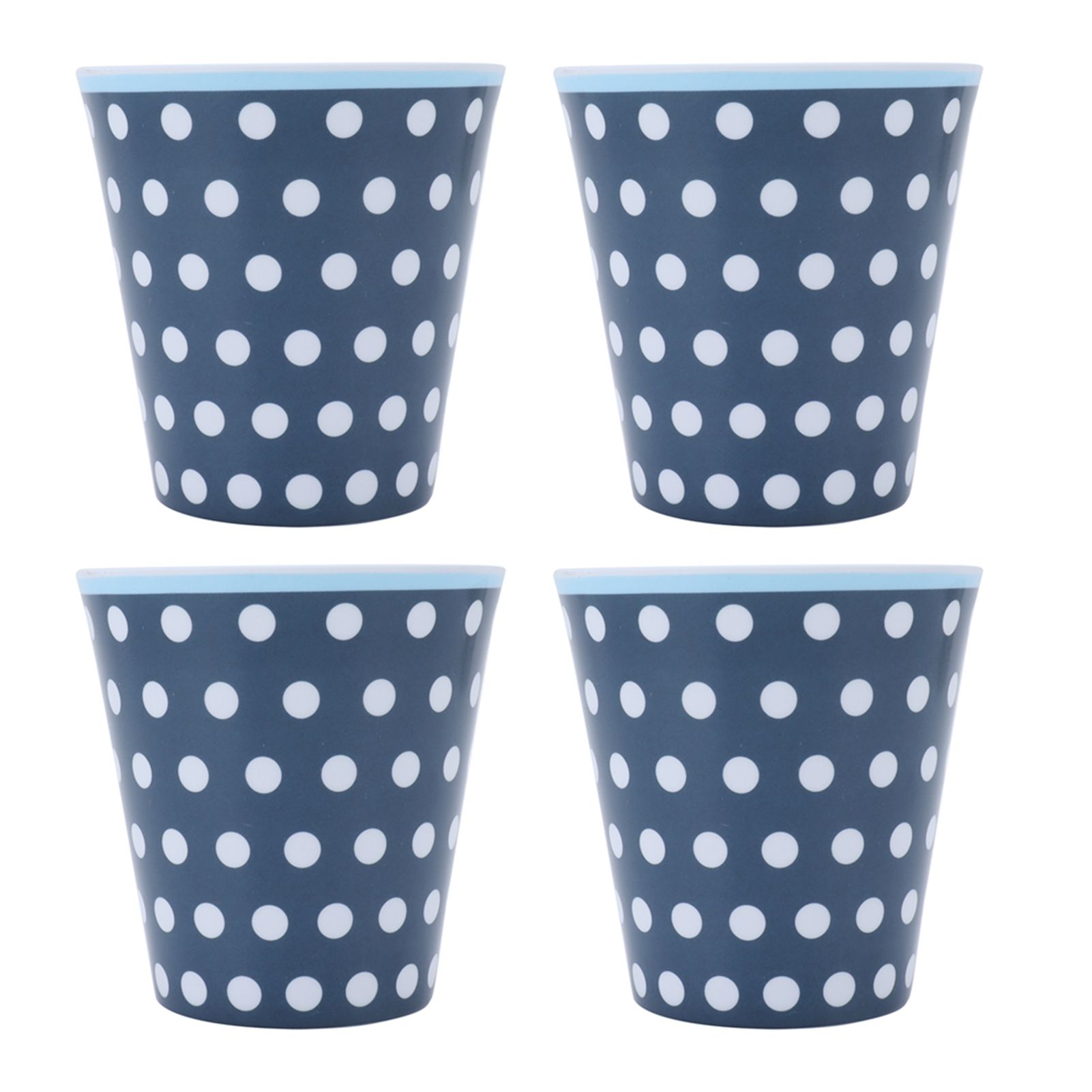 4Pcs/Set Cute Melamine Mug Imitation Porcelain Beverage Cup for Home Student view 2