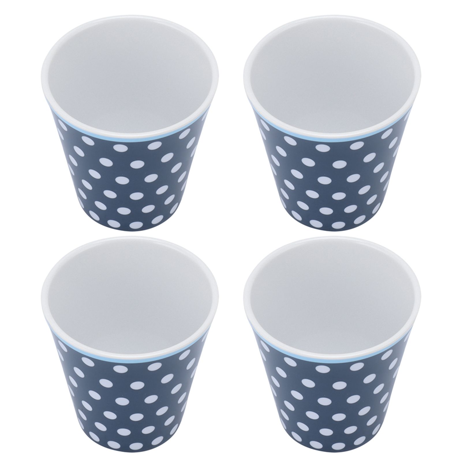 4Pcs/Set Cute Melamine Mug Imitation Porcelain Beverage Cup for Home Student view 3
