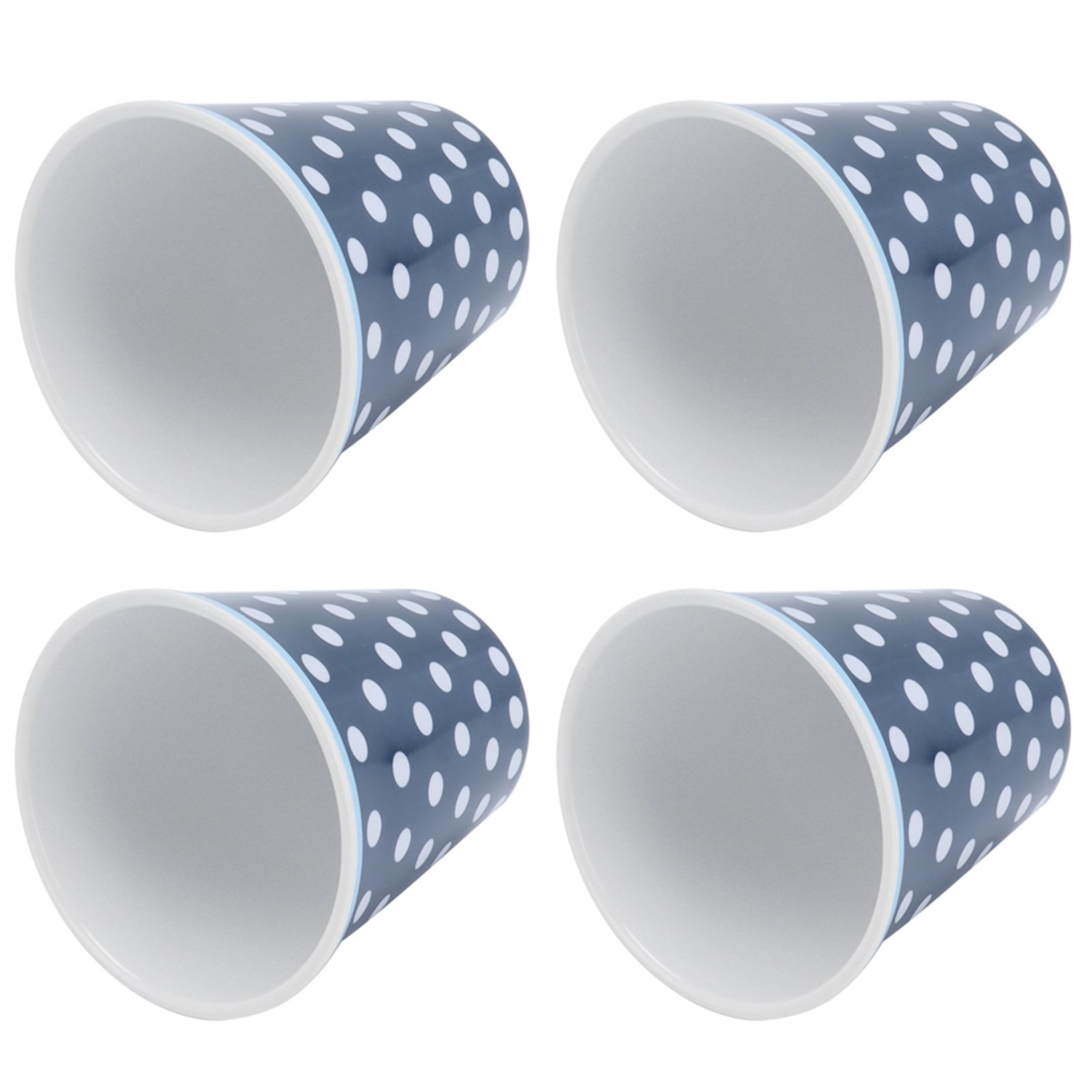 4Pcs/Set Cute Melamine Mug Imitation Porcelain Beverage Cup for Home Student view 5