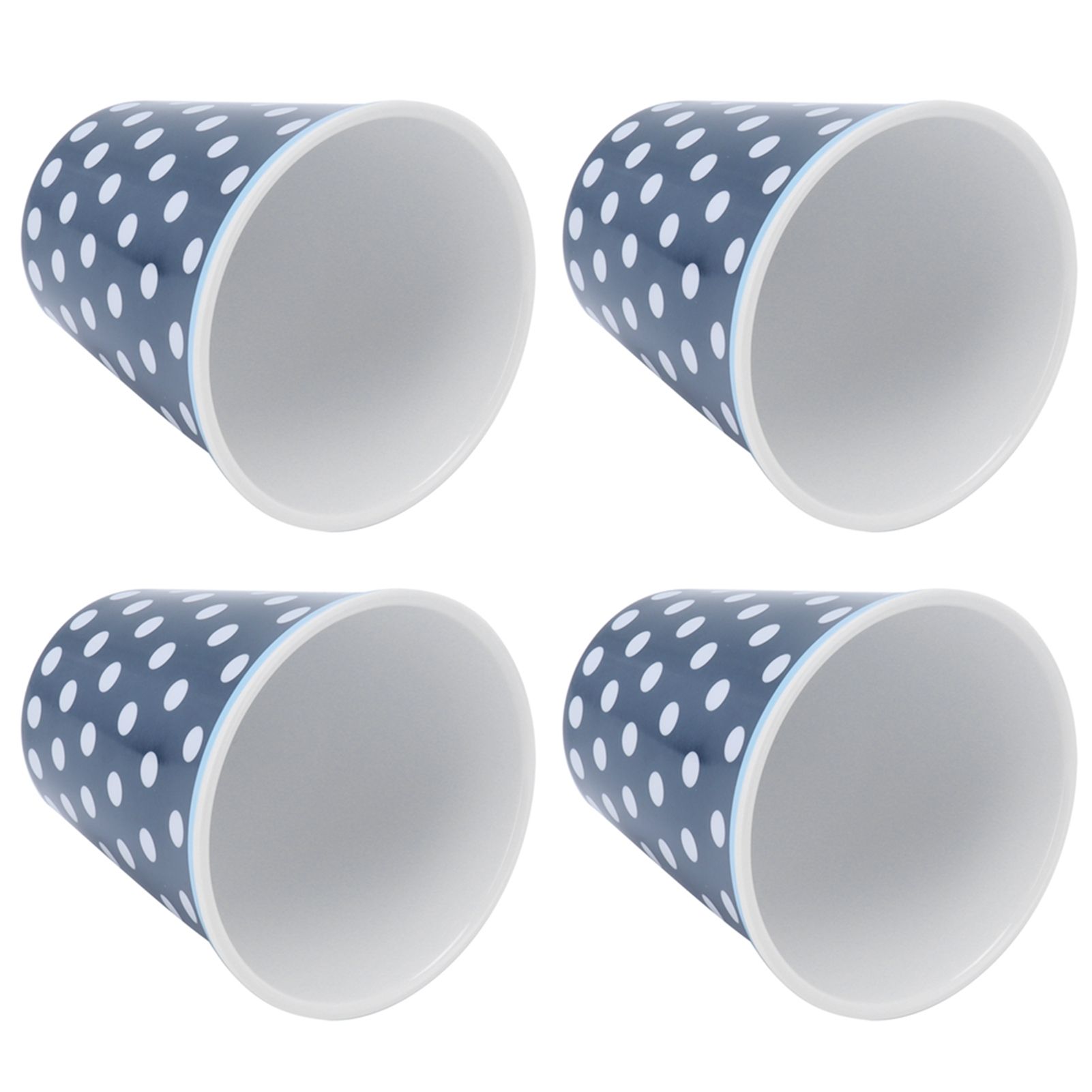 4Pcs/Set Cute Melamine Mug Imitation Porcelain Beverage Cup for Home Student view 6