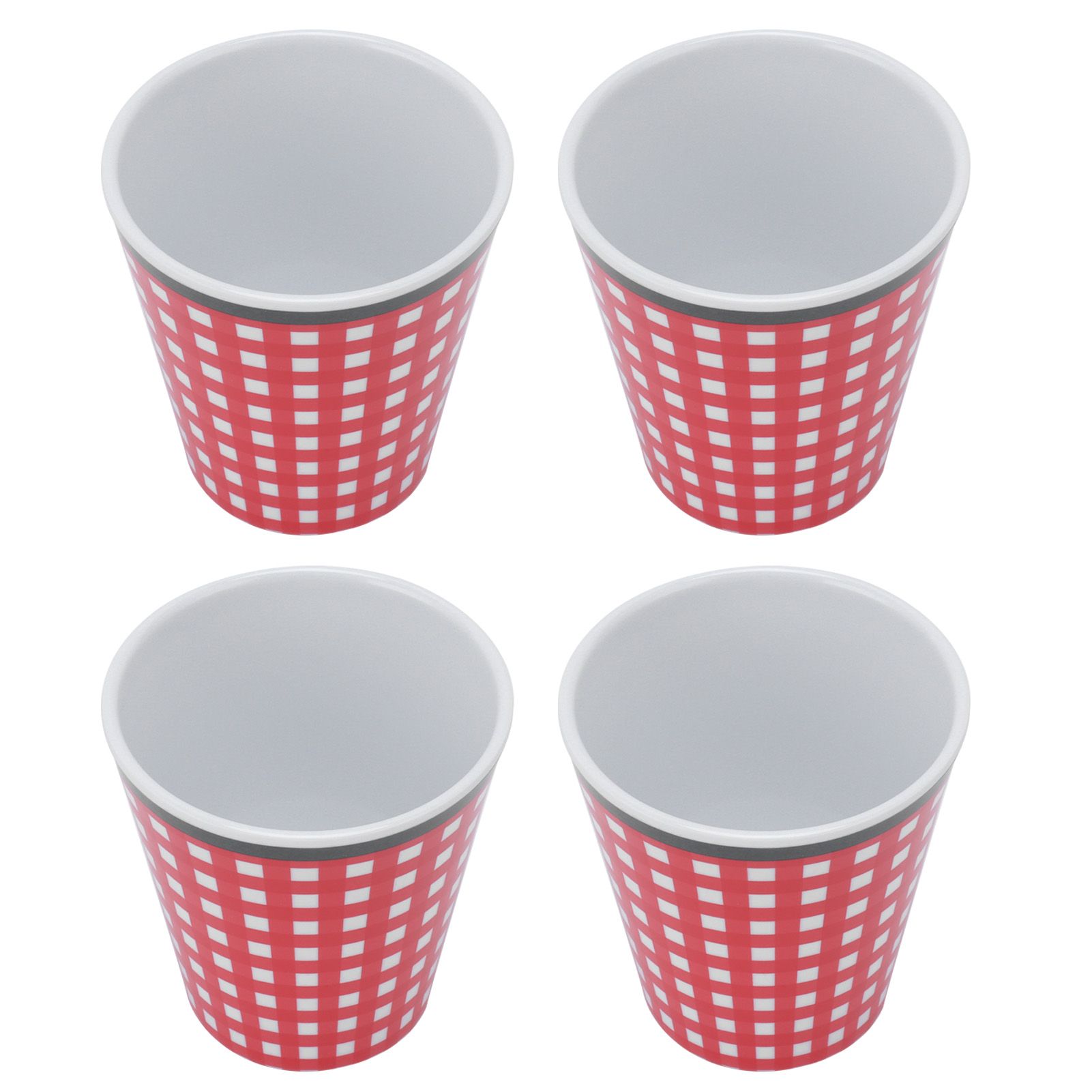 4Pcs/Set Imitation Porcelain Beverage Mug Originality Melamine Cup for Student view 5