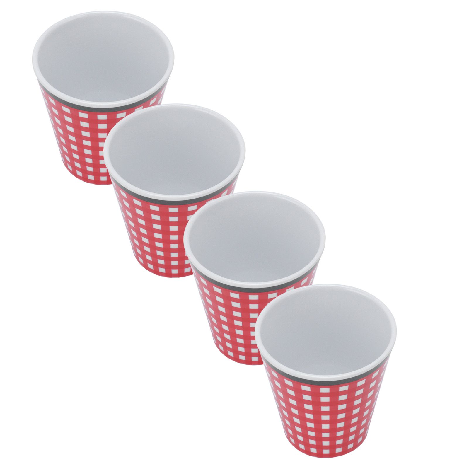 4Pcs/Set Imitation Porcelain Beverage Mug Originality Melamine Cup for Student view 6