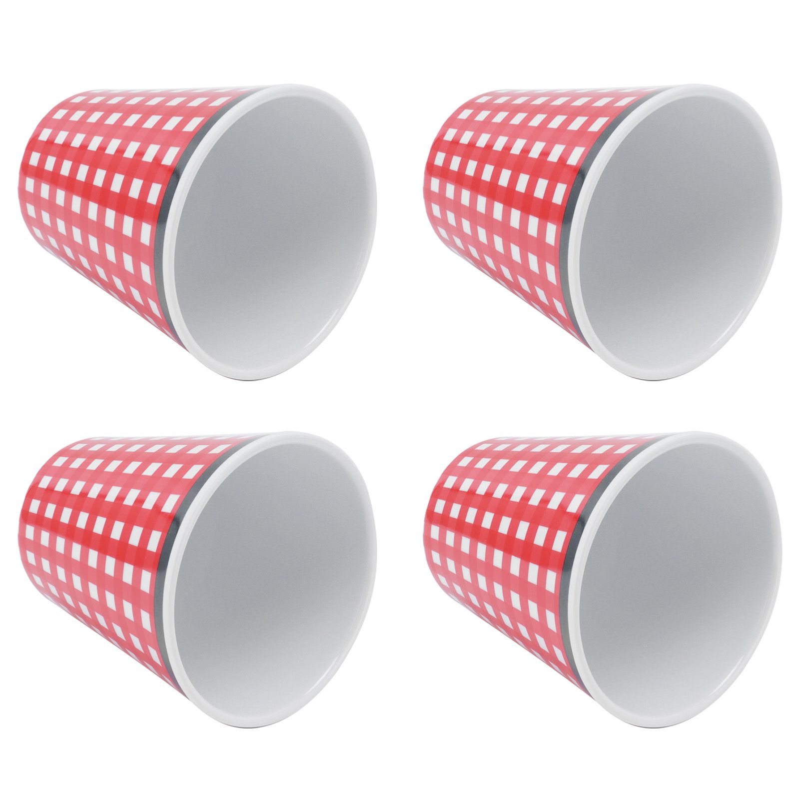 4Pcs/Set Imitation Porcelain Beverage Mug Originality Melamine Cup for Student view 10