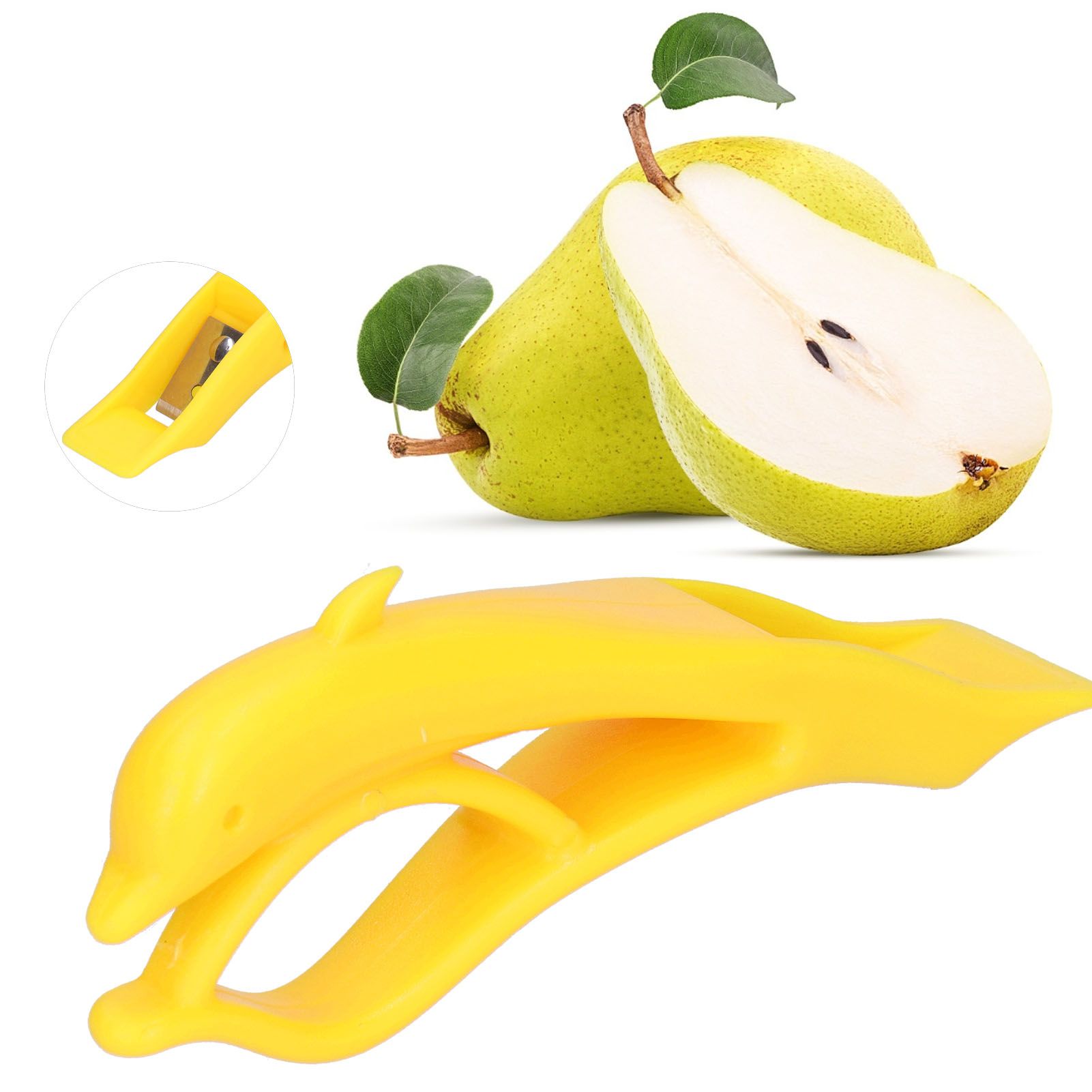 Dolphin Shaped Fruit Peeler Manual Multifunctional Household Peeler Kitchen view 11