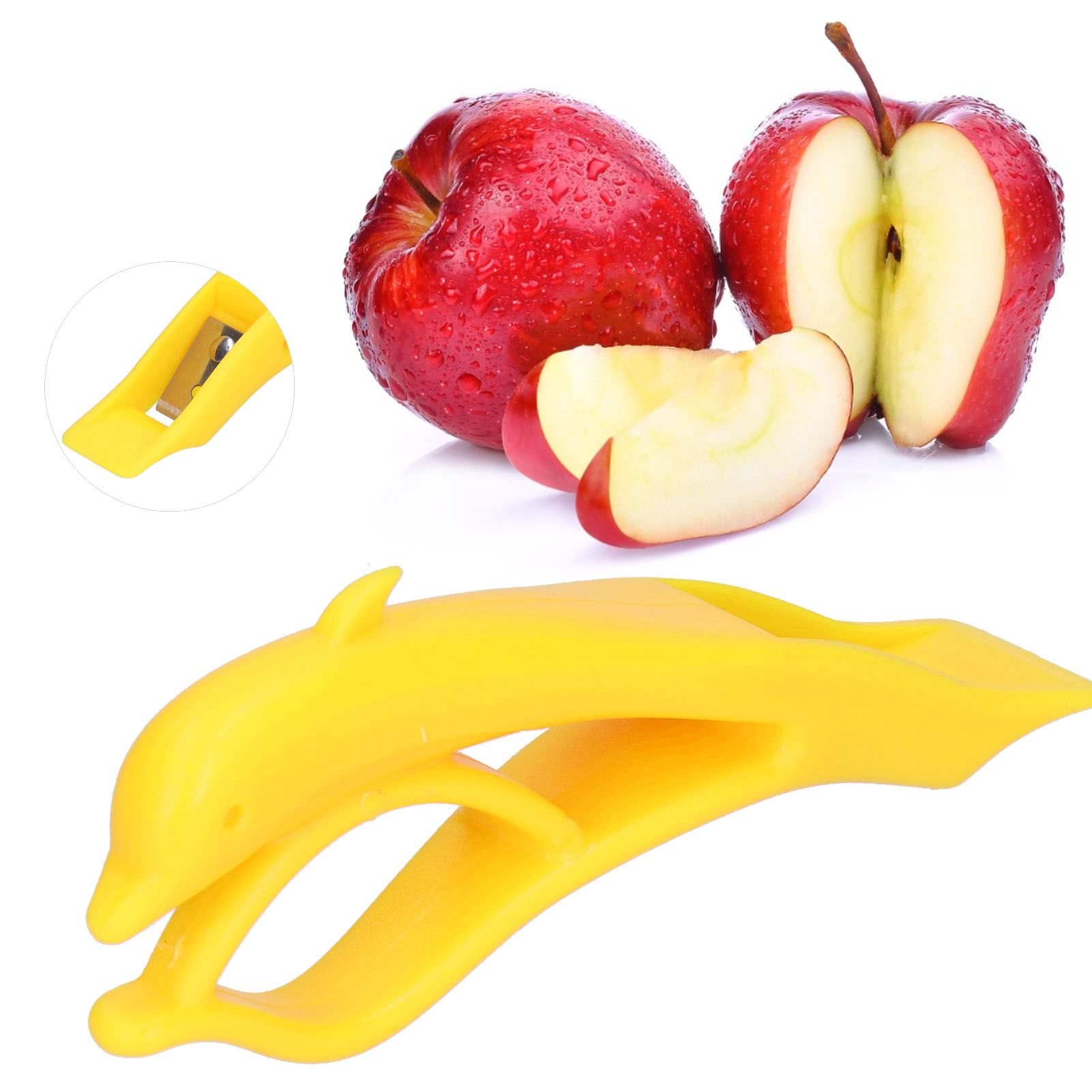 Dolphin Shaped Fruit Peeler Manual Multifunctional Household Peeler Kitchen view 12
