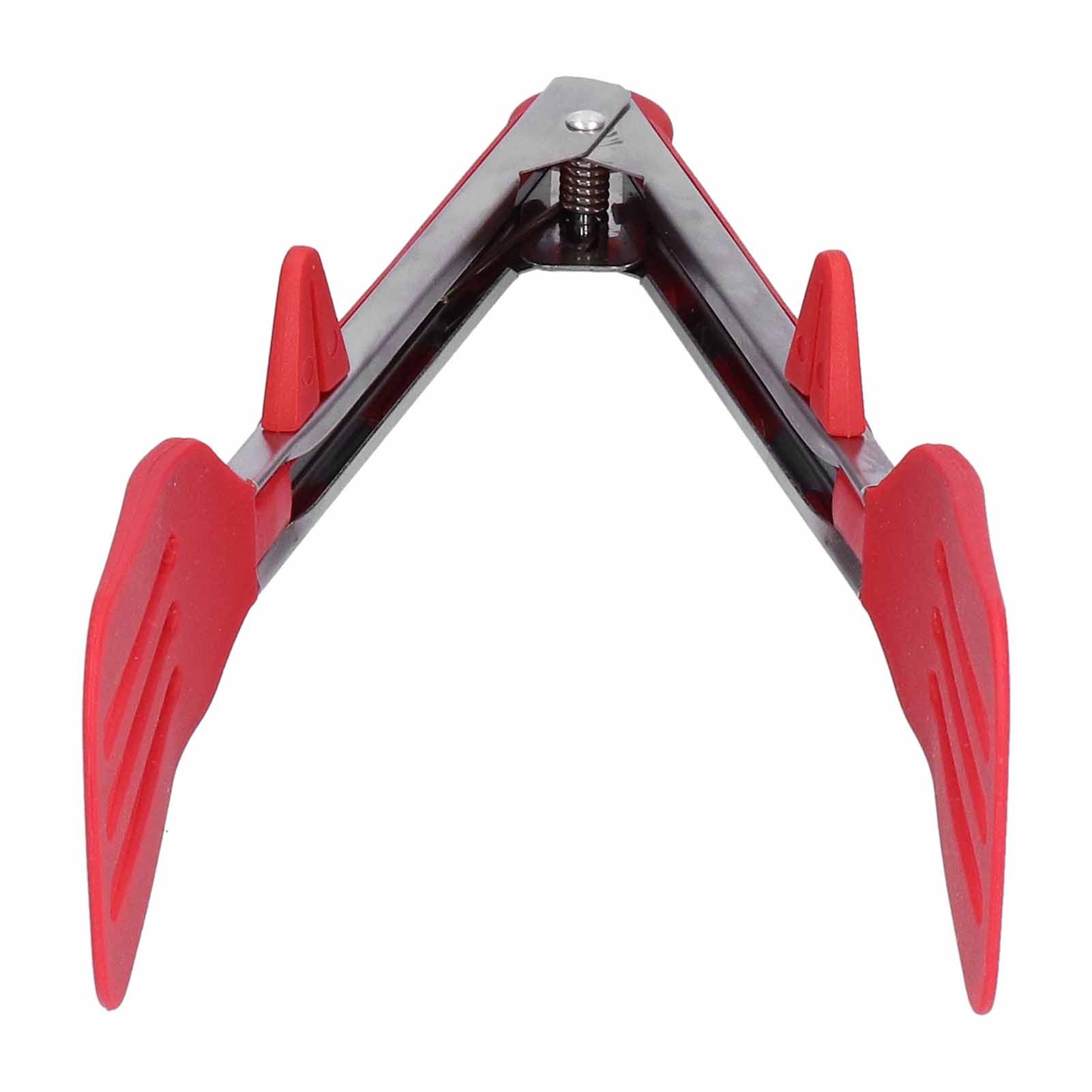 Stainless Steel Silicone Food Spatula Clamp Food Barbecue Steak Tongs Baking view 7