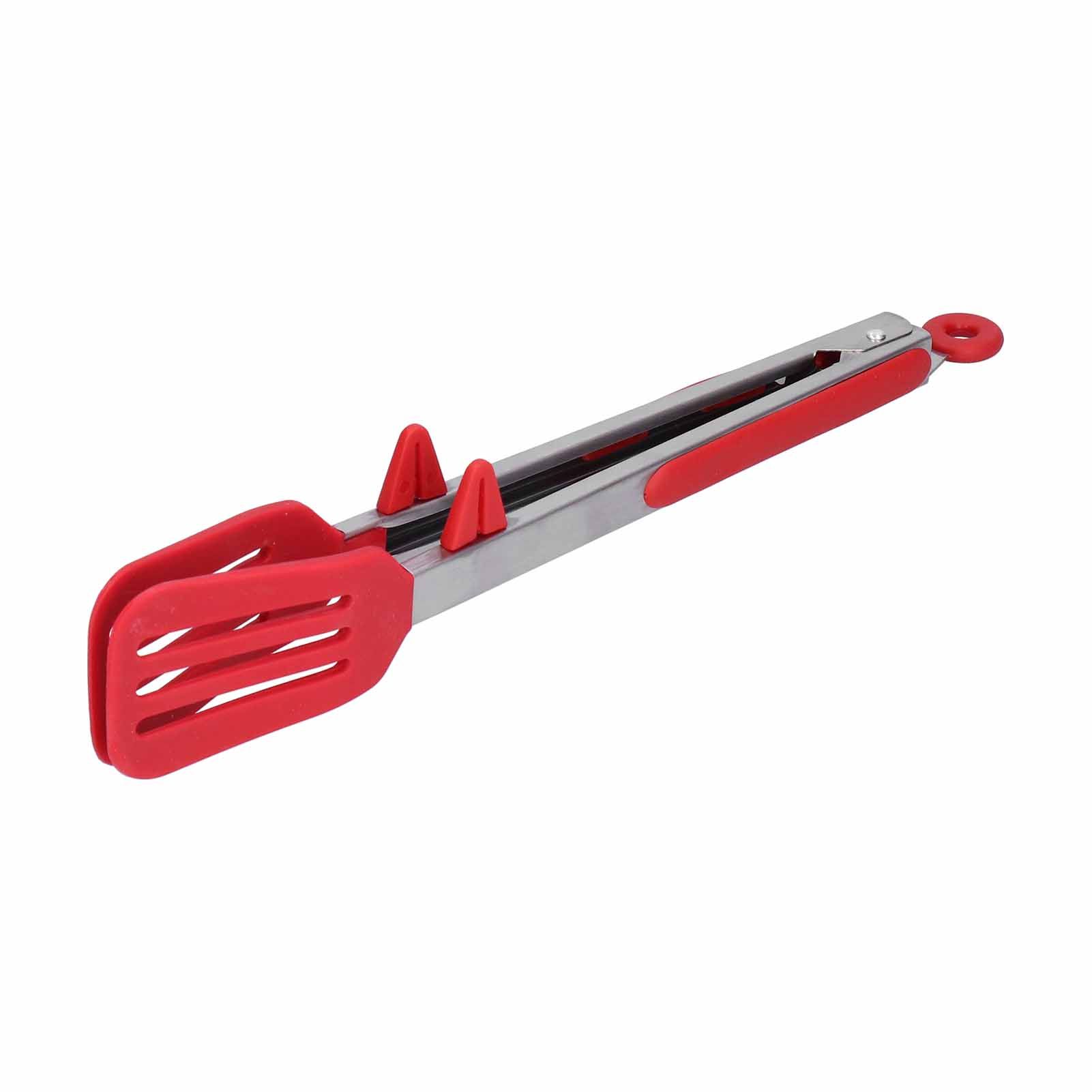 Stainless Steel Silicone Food Spatula Clamp Food Barbecue Steak Tongs Baking view 4