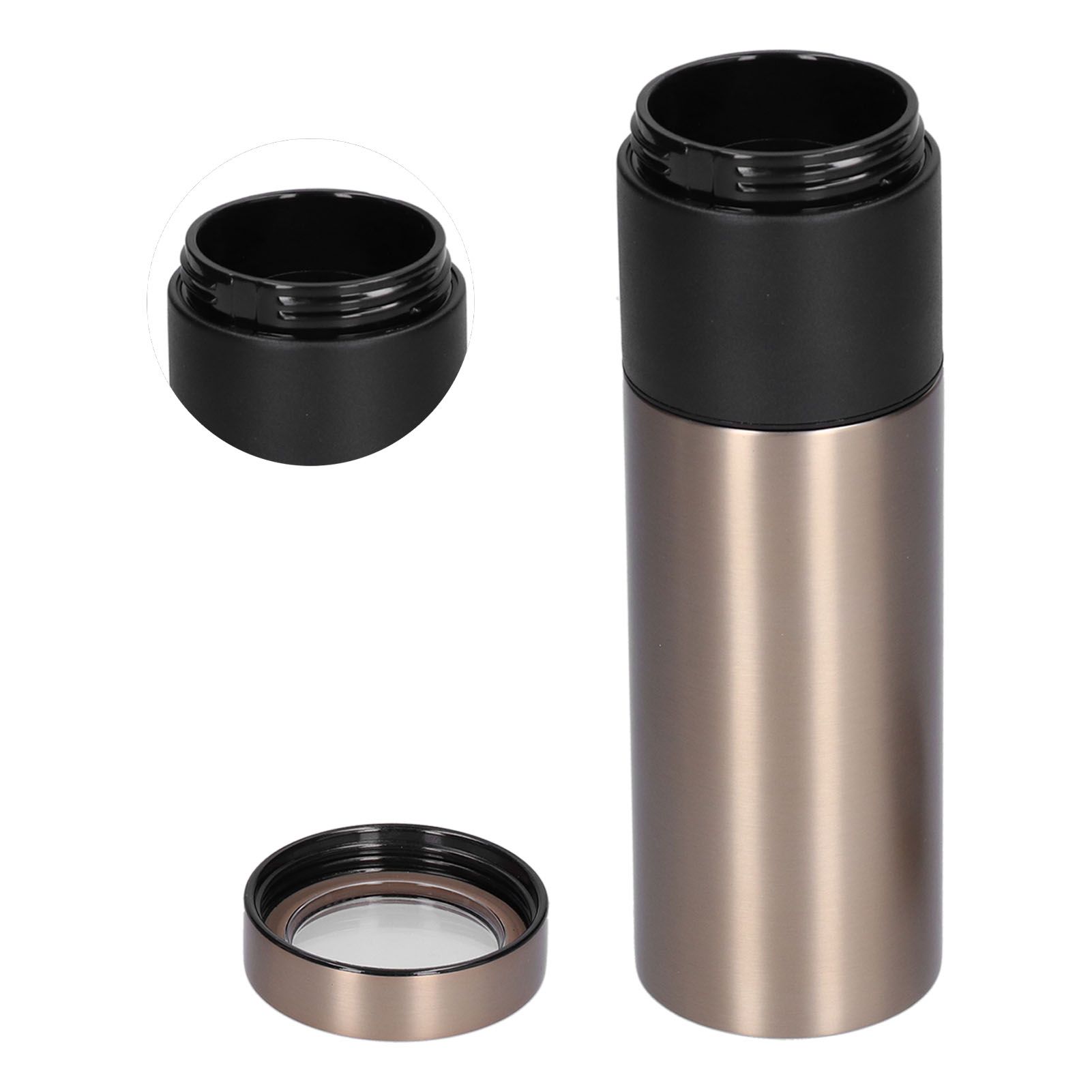 Stainless Steel Coffee Cup with Filter Vacuum Insulated Water Mug Bottle for