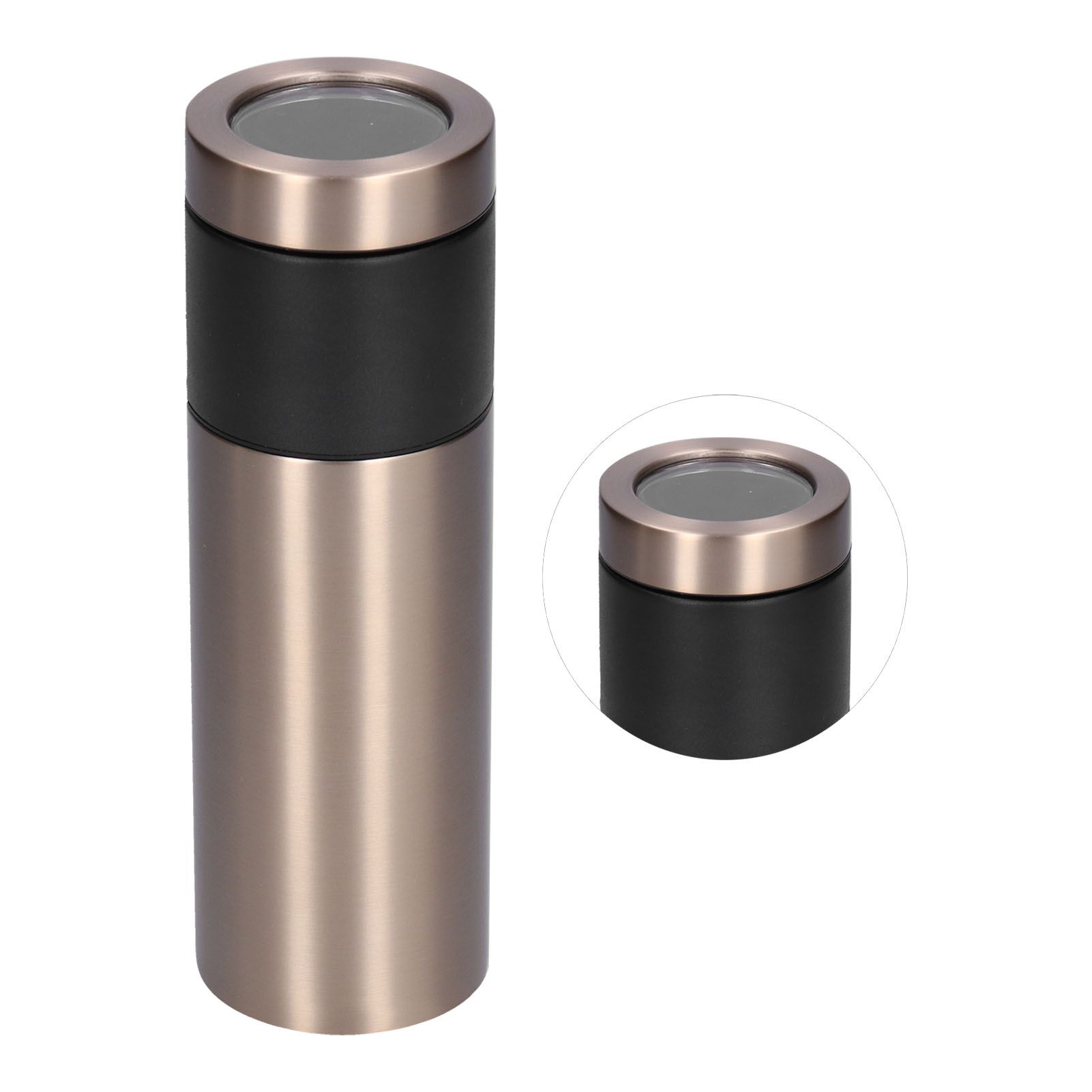 Stainless Steel Coffee Cup with Filter Vacuum Insulated Water Mug Bottle for view 4