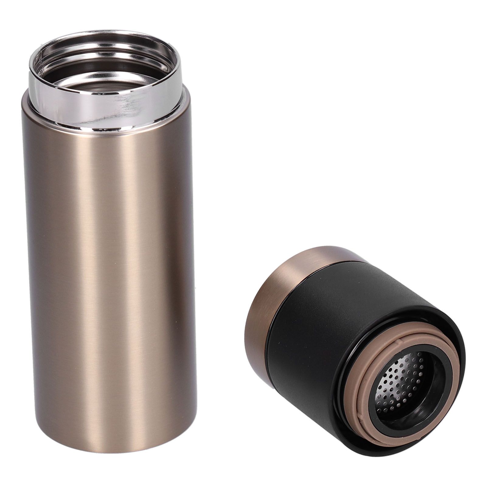 Stainless Steel Coffee Cup with Filter Vacuum Insulated Water Mug Bottle for view 5