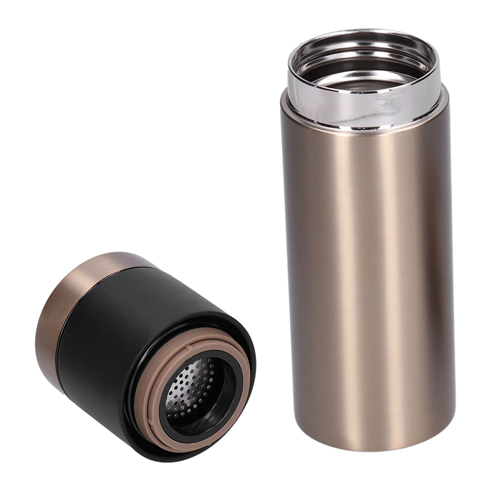 Stainless Steel Coffee Cup with Filter Vacuum Insulated Water Mug Bottle for view 6