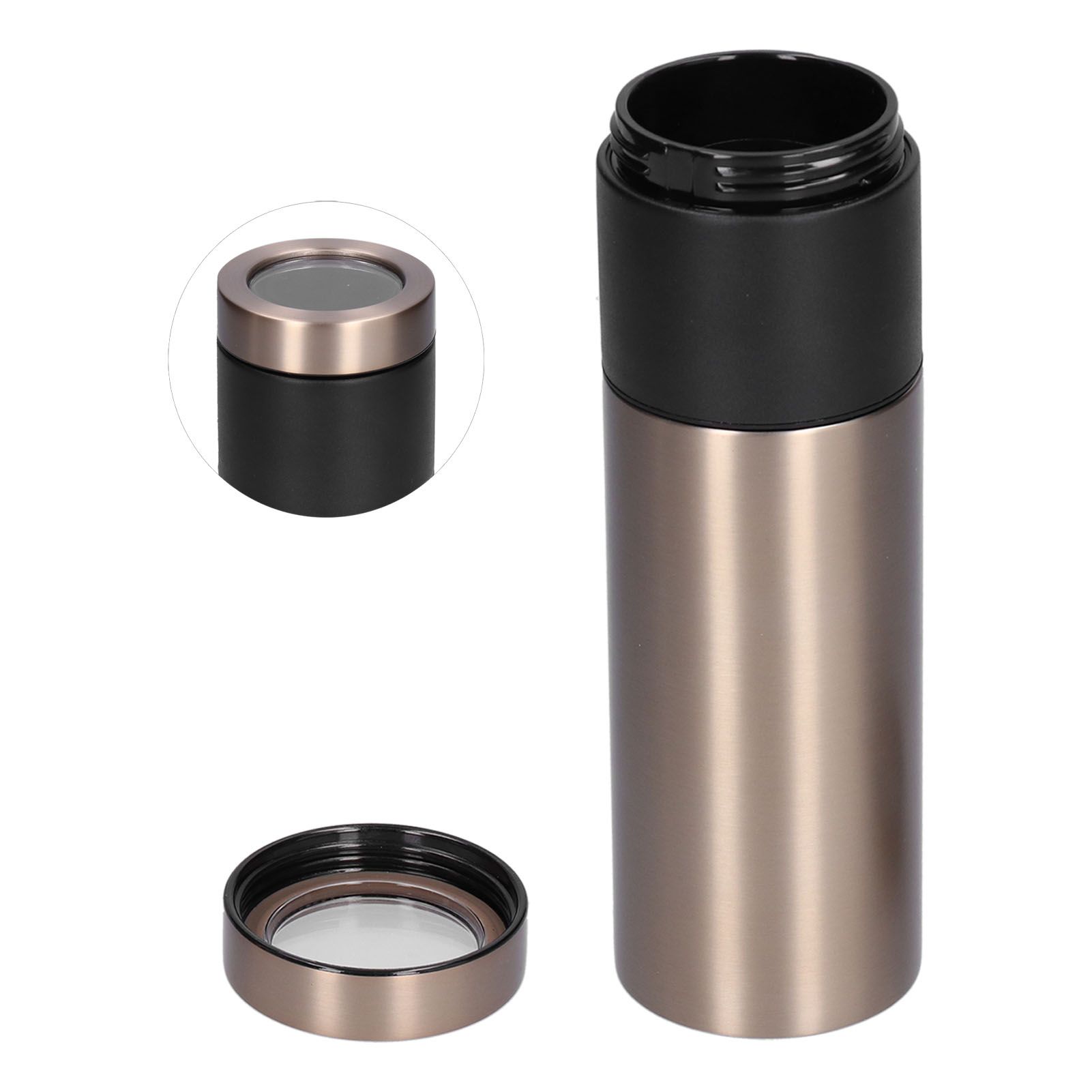 Stainless Steel Coffee Cup with Filter Vacuum Insulated Water Mug Bottle for view 10