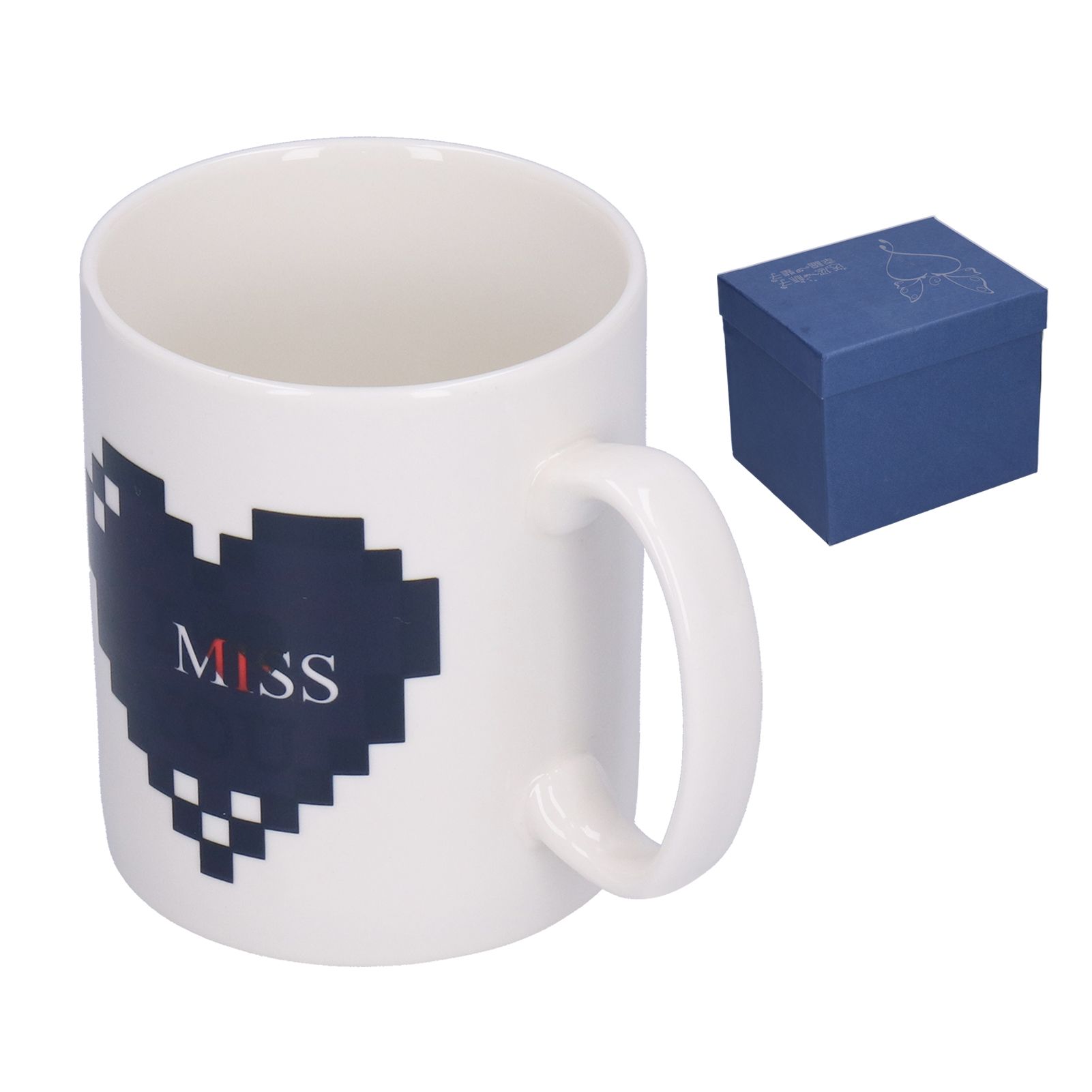 Color Changing Mug Originality Love Pattern Ceramic Coffee Cup Milk Mug for view 2