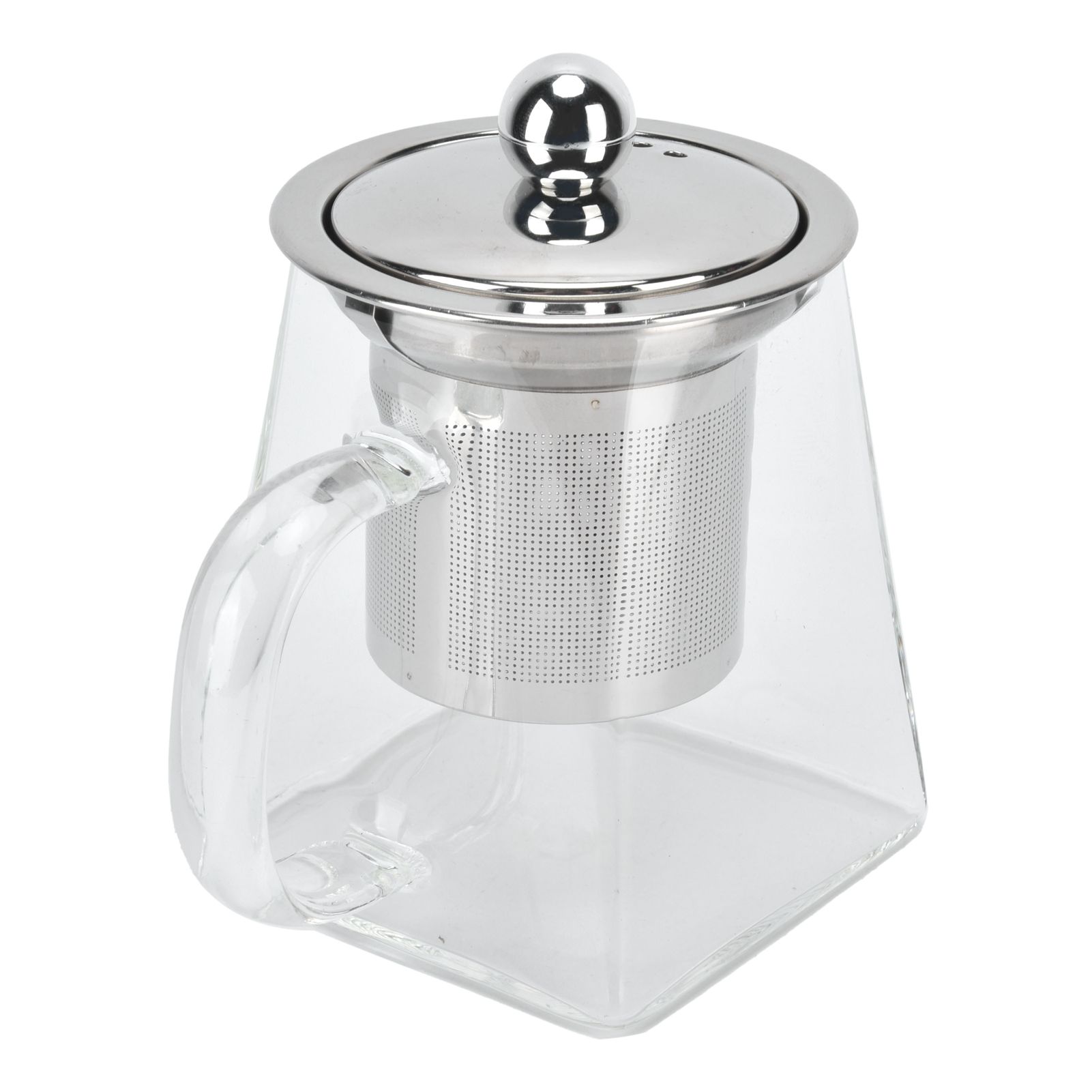 Transparent Glass Teapot with Removable 304 Stainless Steel Filter Tea Kettle view 7