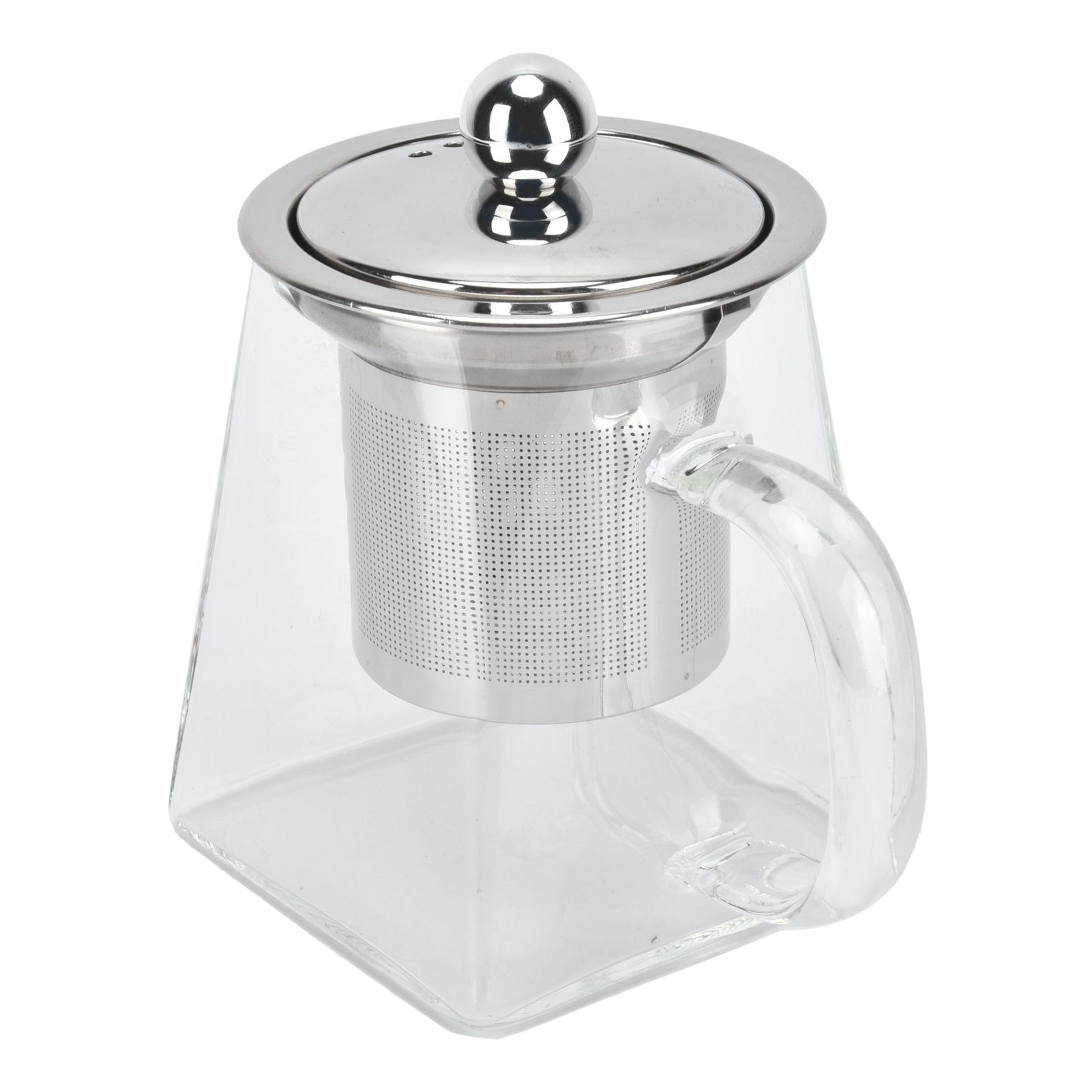 Transparent Glass Teapot with Removable 304 Stainless Steel Filter Tea Kettle view 10