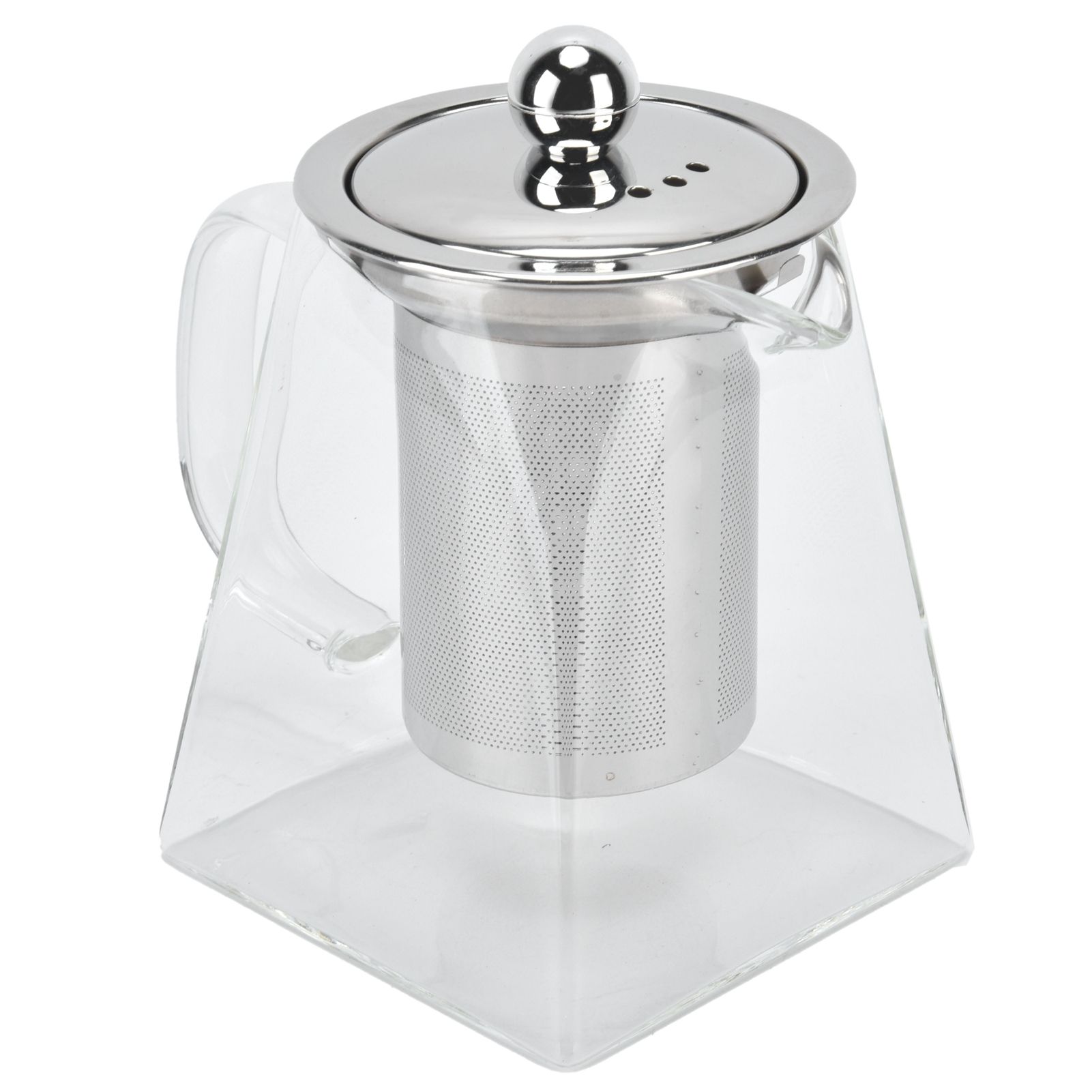 Transparent Glass Teapot with Removable 304 Stainless Steel Filter Tea Kettle view 8