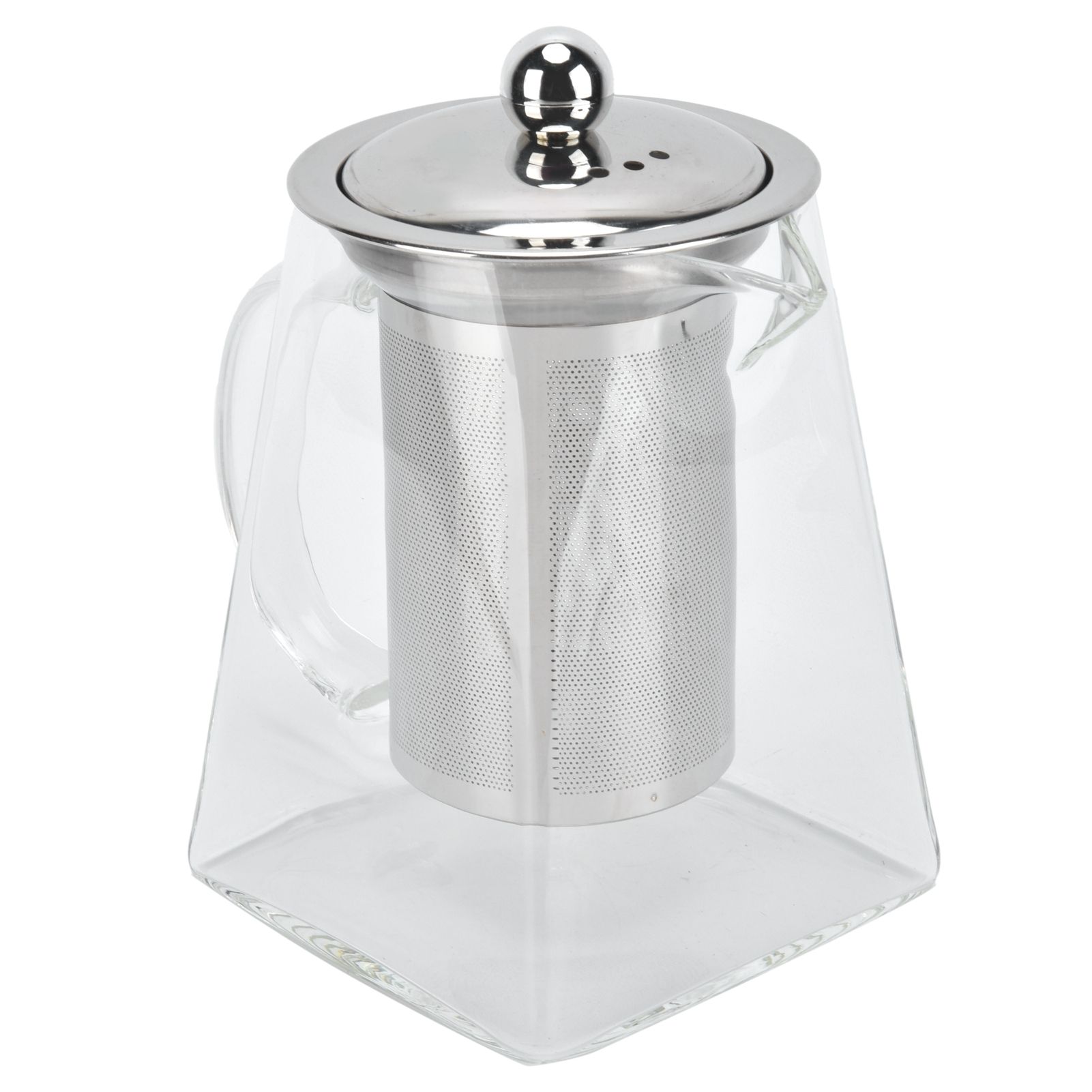 Transparent Glass Teapot with Removable 304 Stainless Steel Filter Tea Kettle view 6