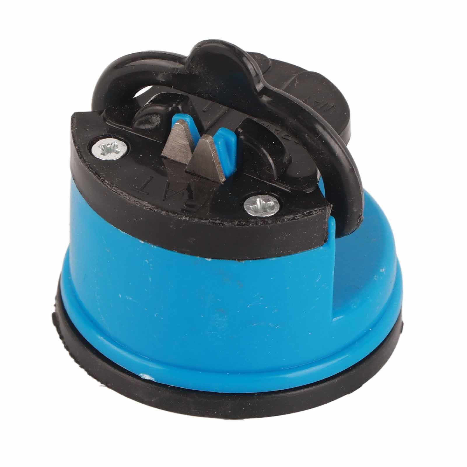 Knife Sharpener Manual Scissor Sharpener Knife Sharpening Tool with Suction view 2
