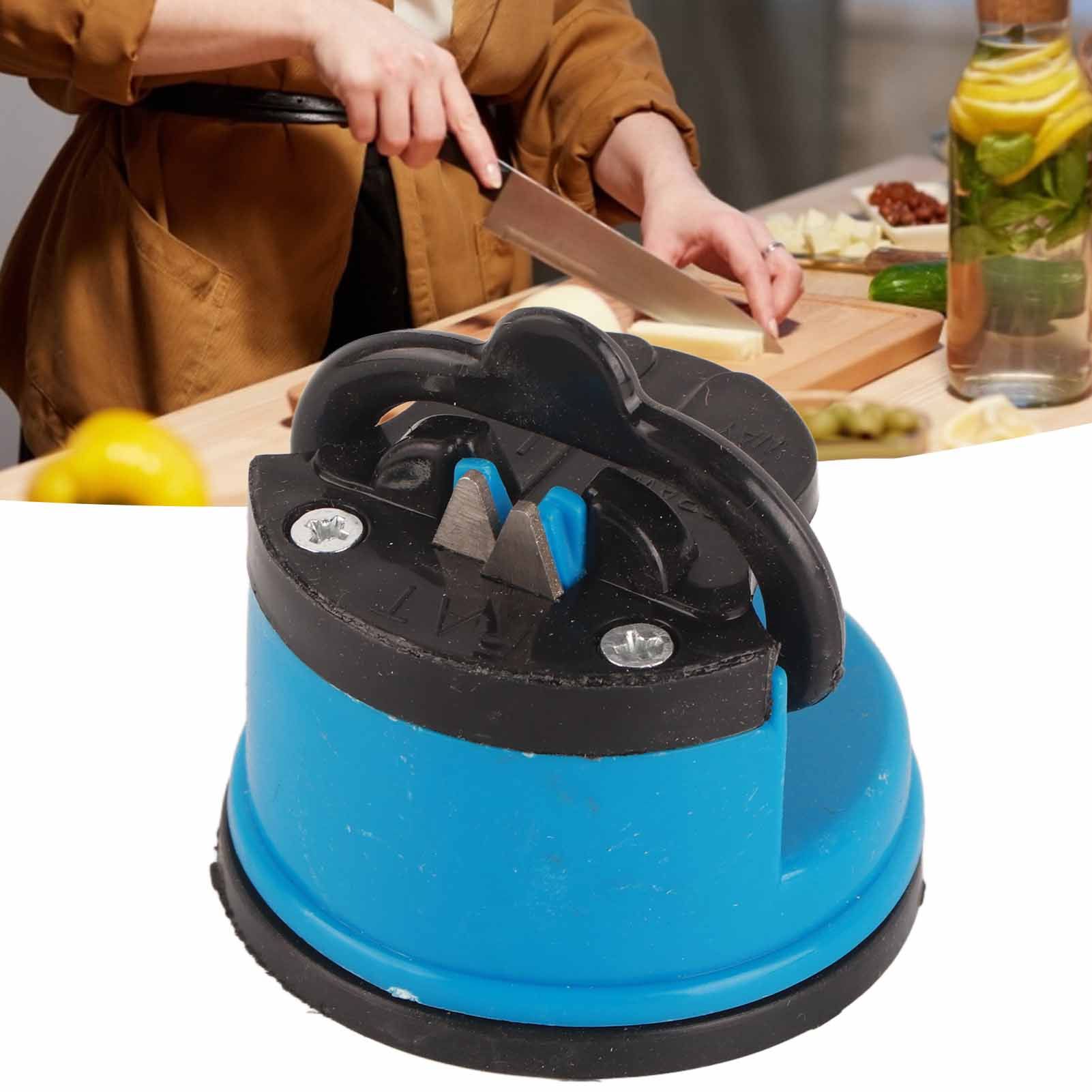 Knife Sharpener Manual Scissor Sharpener Knife Sharpening Tool with Suction view 12