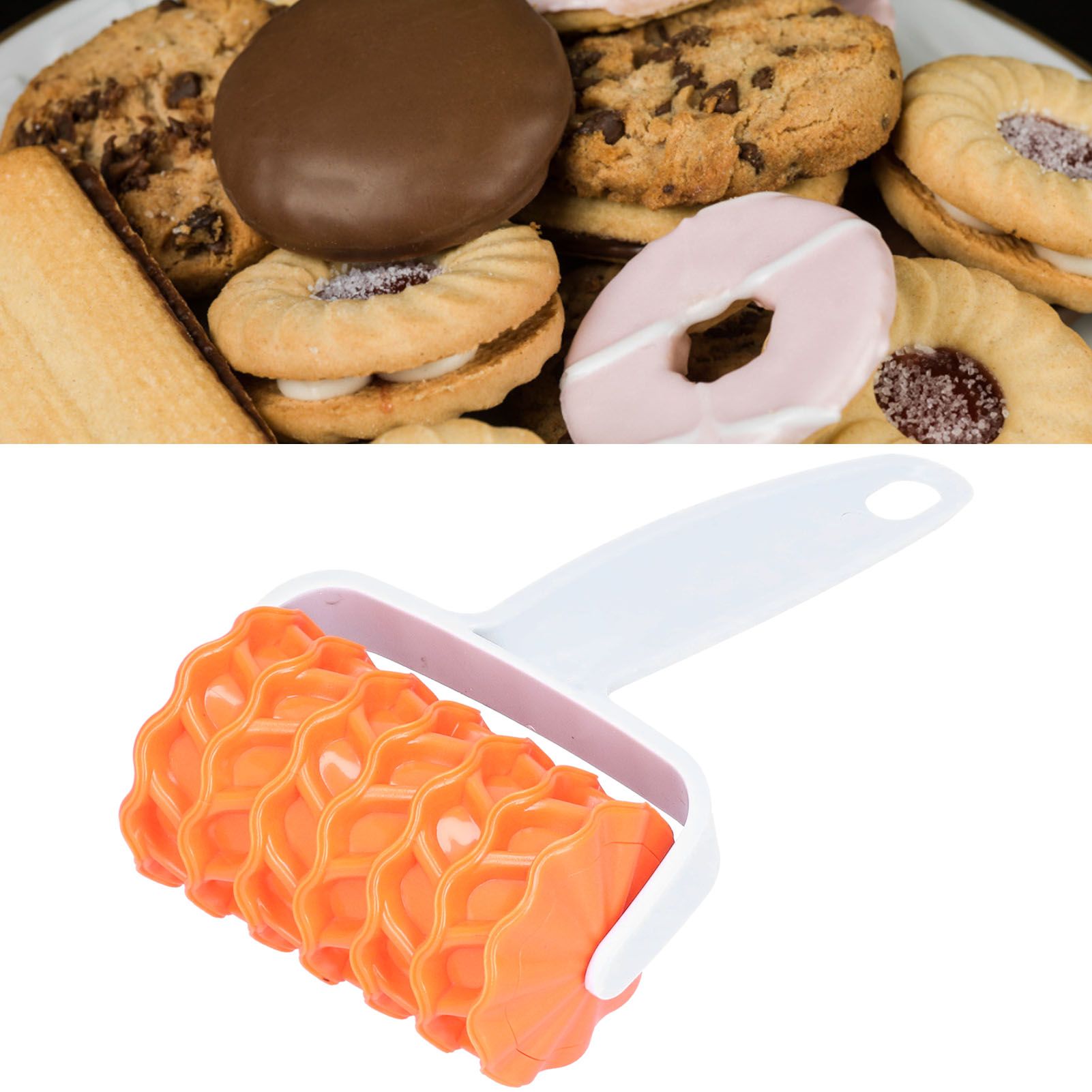 DIY Dough Roller Innovative ABS Pastry Roller Baking Accessory for Biscuits view 11