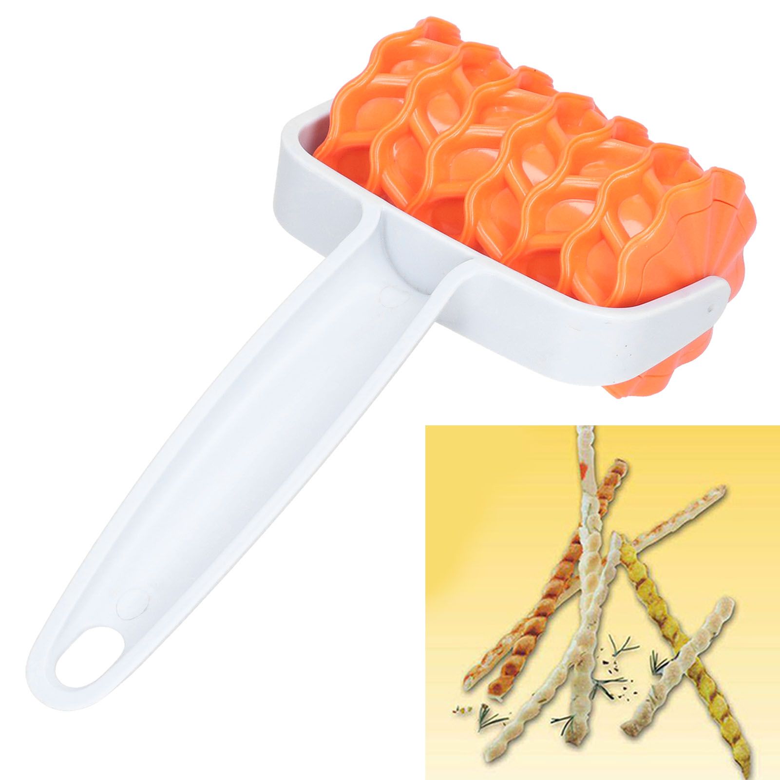 DIY Dough Roller Innovative ABS Pastry Roller Baking Accessory for Biscuits view 12
