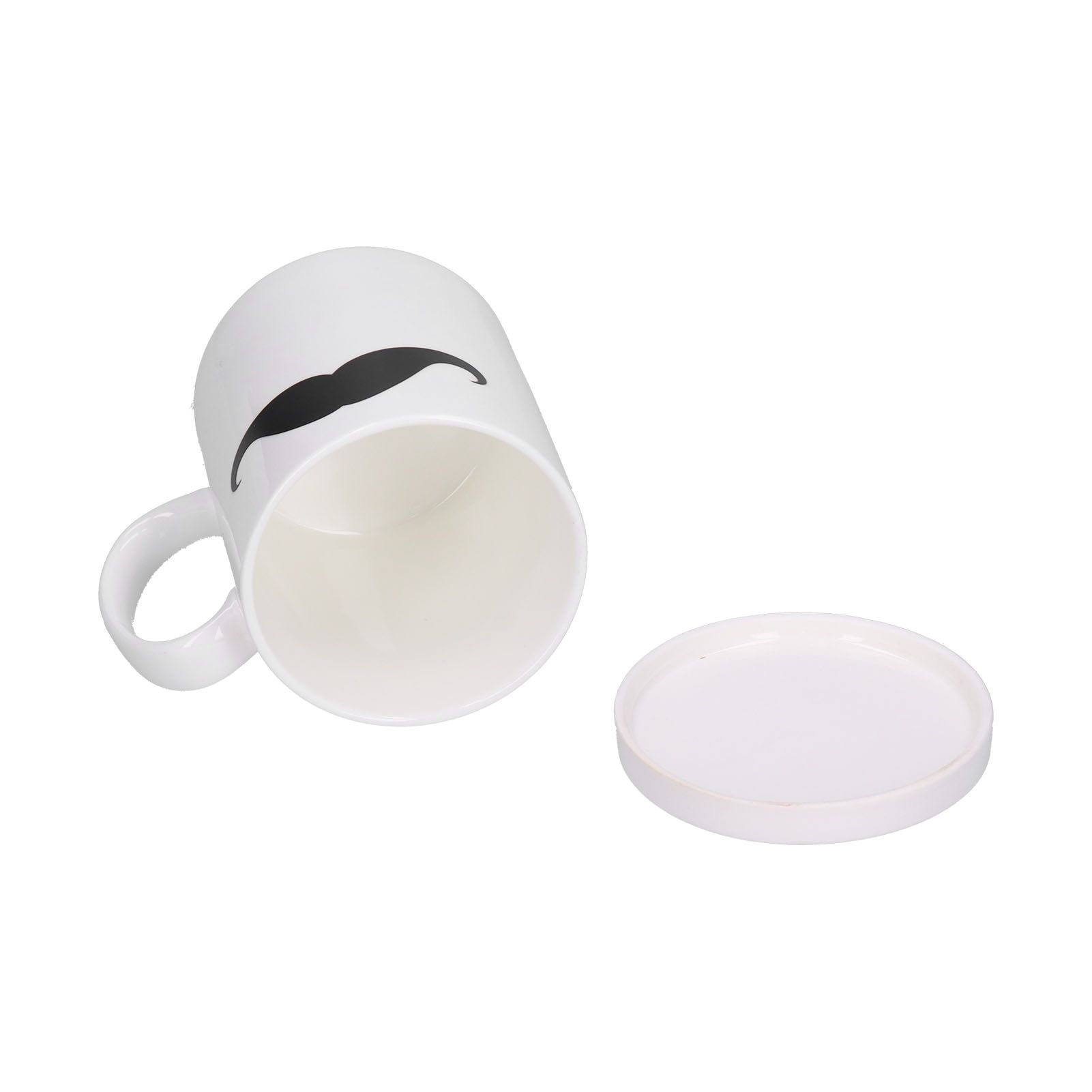 Innovative Thermal Induction Mug with Lid Color Changing Cup Coffee Mug for view 9