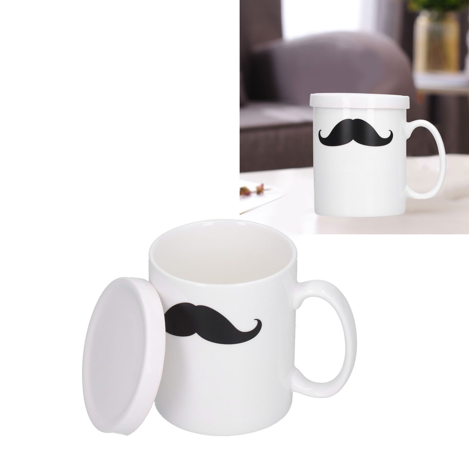 Innovative Thermal Induction Mug with Lid Color Changing Cup Coffee Mug for view 11