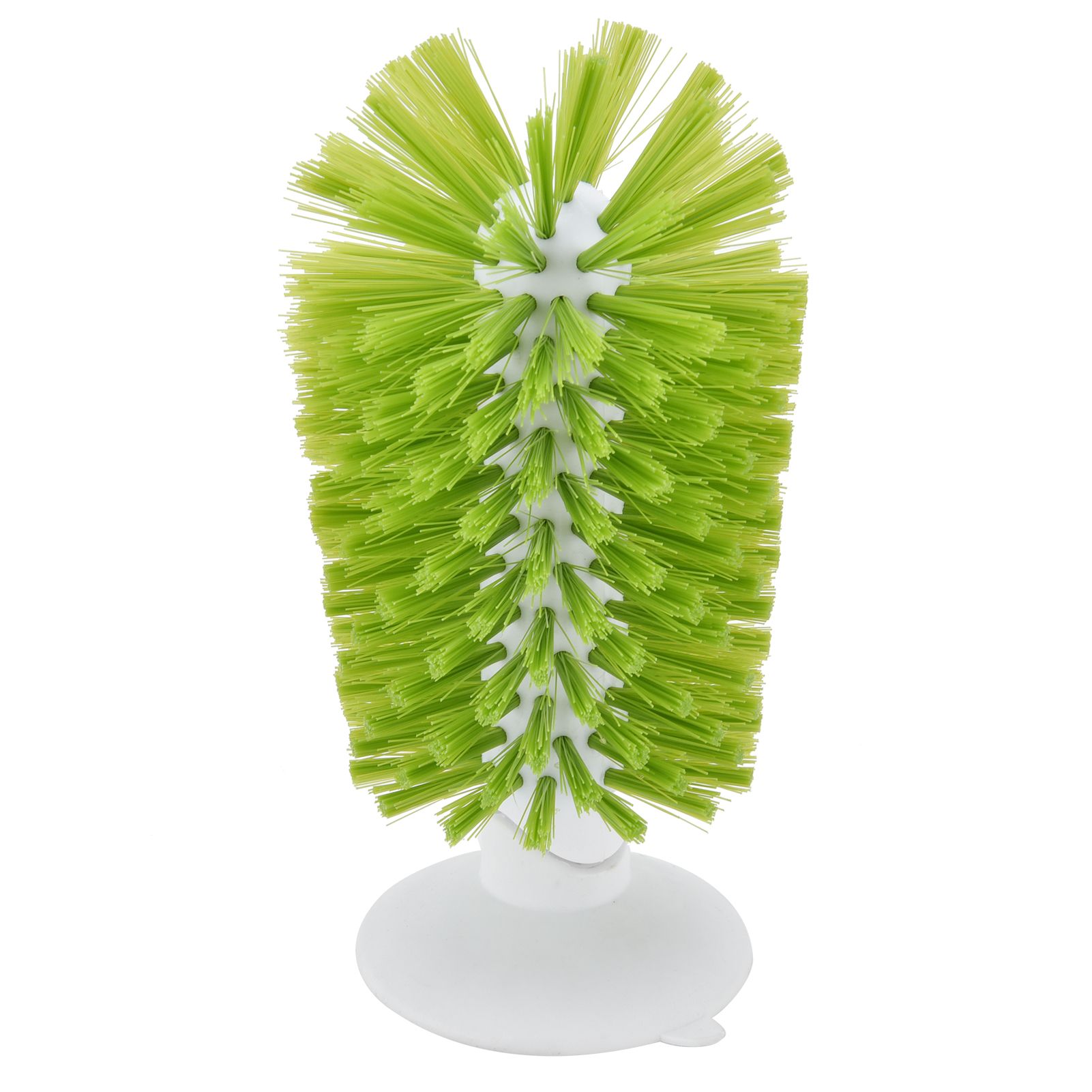 Glass Brush ABS Nylon Vertical Design Nontoxic Suction Cup Cleaning Brush for view 4