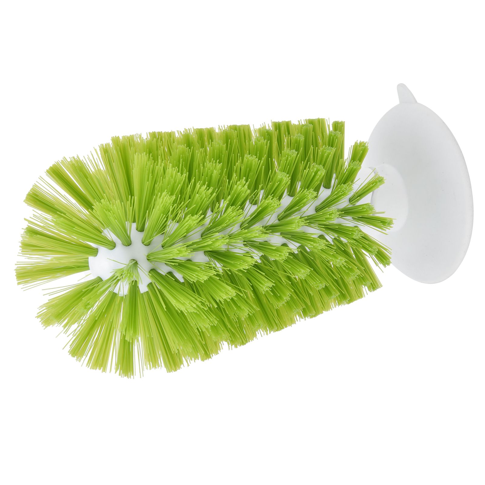 Glass Brush ABS Nylon Vertical Design Nontoxic Suction Cup Cleaning Brush for view 5