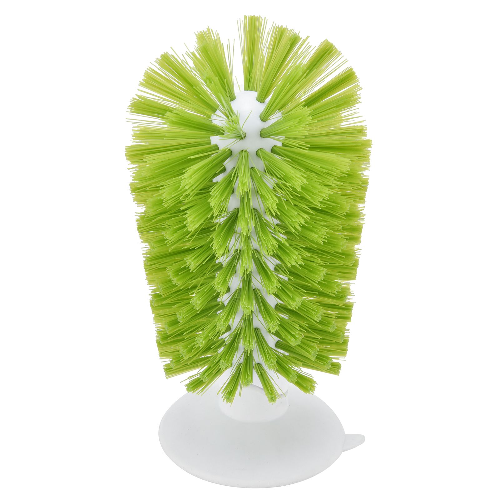 Glass Brush ABS Nylon Vertical Design Nontoxic Suction Cup Cleaning Brush for view 6