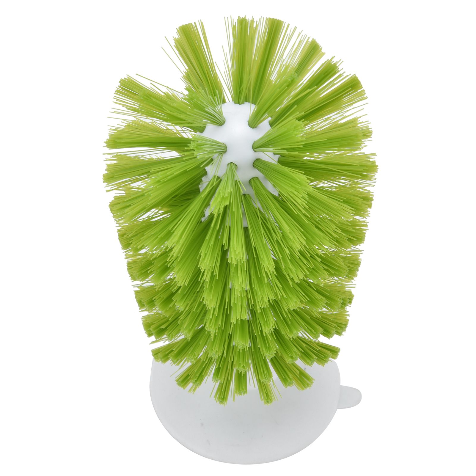 Glass Brush ABS Nylon Vertical Design Nontoxic Suction Cup Cleaning Brush for view 9