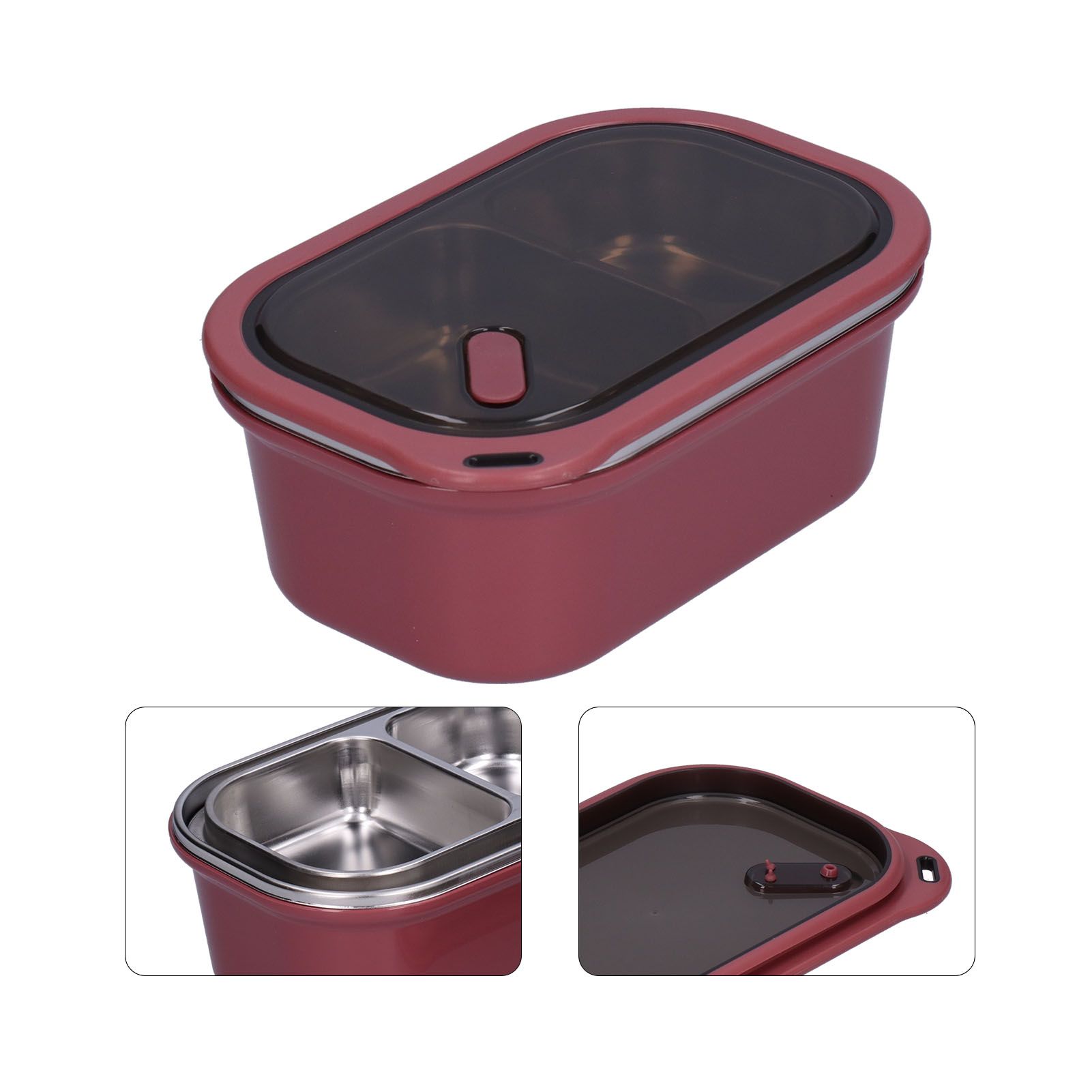 1.2L Stainless Steel Bento Box Doublelayer LeakProof Sealed Food Container view 8