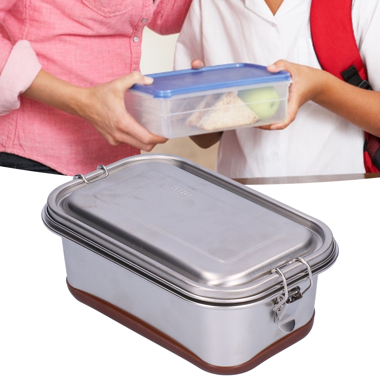 Stainless Steel Food Container Bento Lunch Box Waterproof Leakproof Bento Box view 11