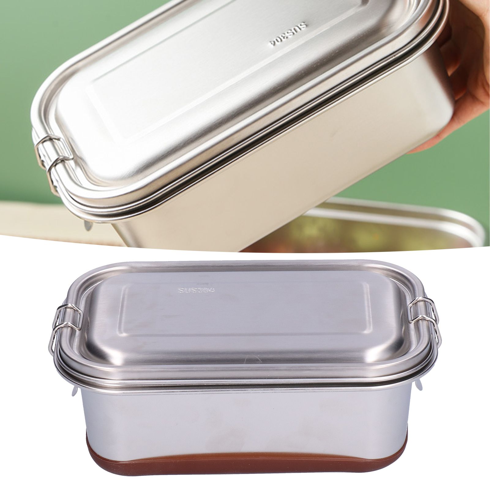 Stainless Steel Food Container Bento Lunch Box Waterproof Leakproof Bento Box view 12