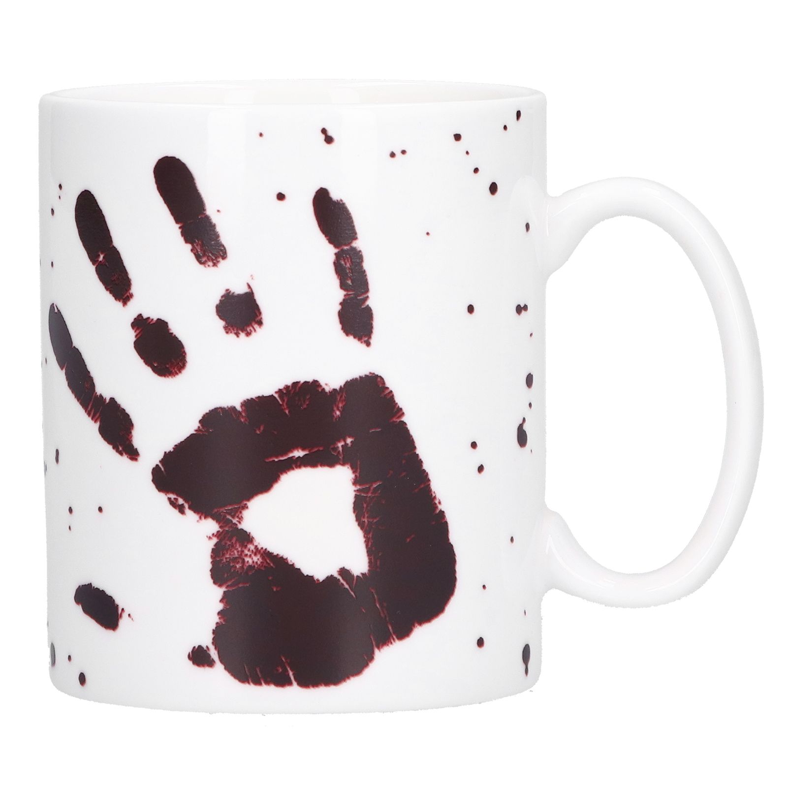 Palm Pattern Coffee Mug Thermal Induction Color Changing Cup for Home Office