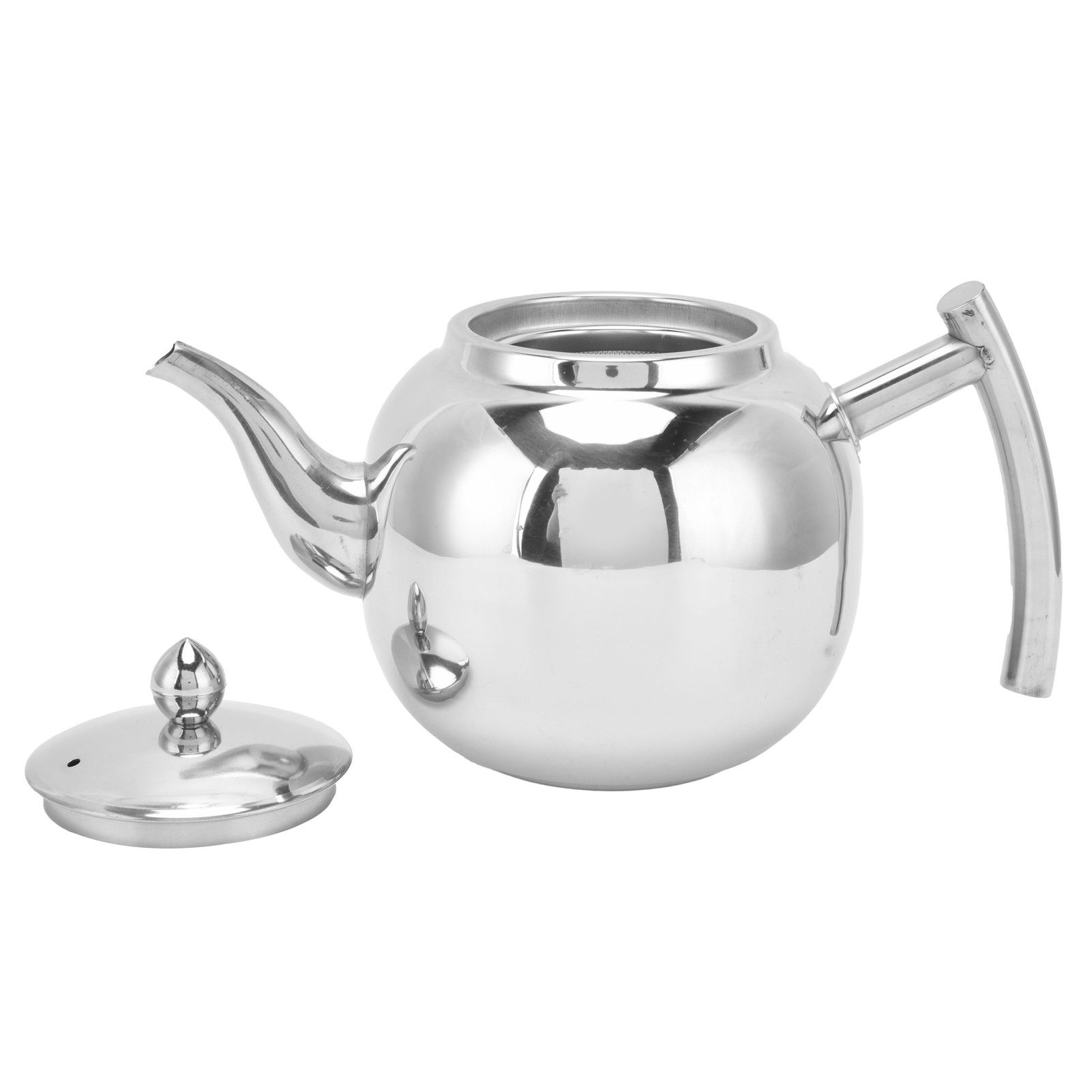 Household Teapot Stainless Steel Tea Pot Cold Water Kettle with Filter for view 7