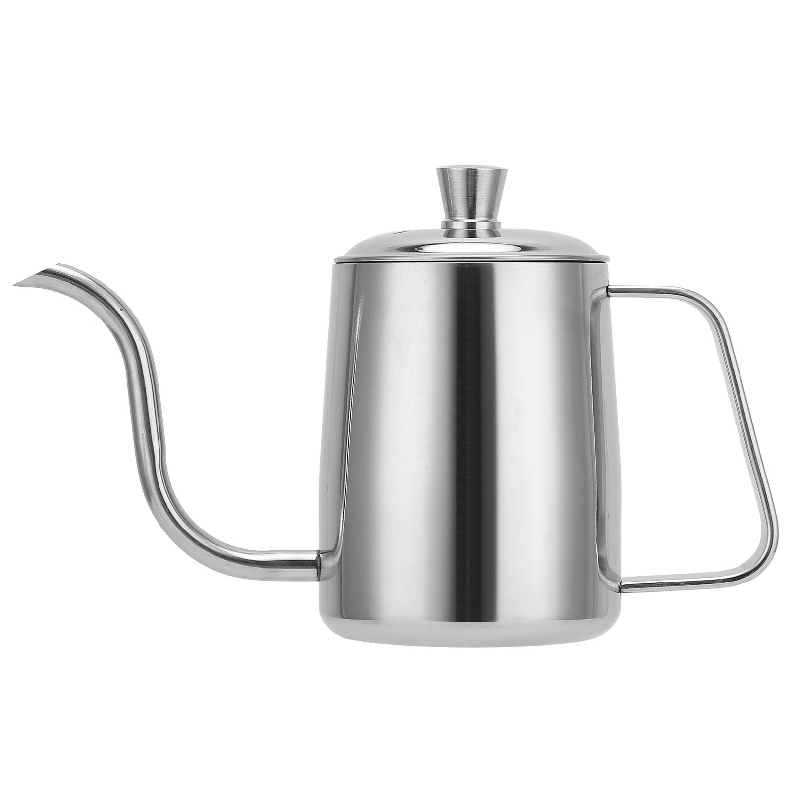 Coffee Pot Stainless Steel Long Fine Spout Manual Coffee Kettle with Cover for view 2