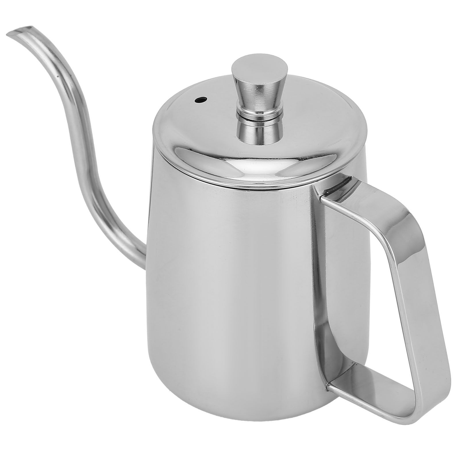 Coffee Pot Stainless Steel Long Fine Spout Manual Coffee Kettle with Cover for view 5