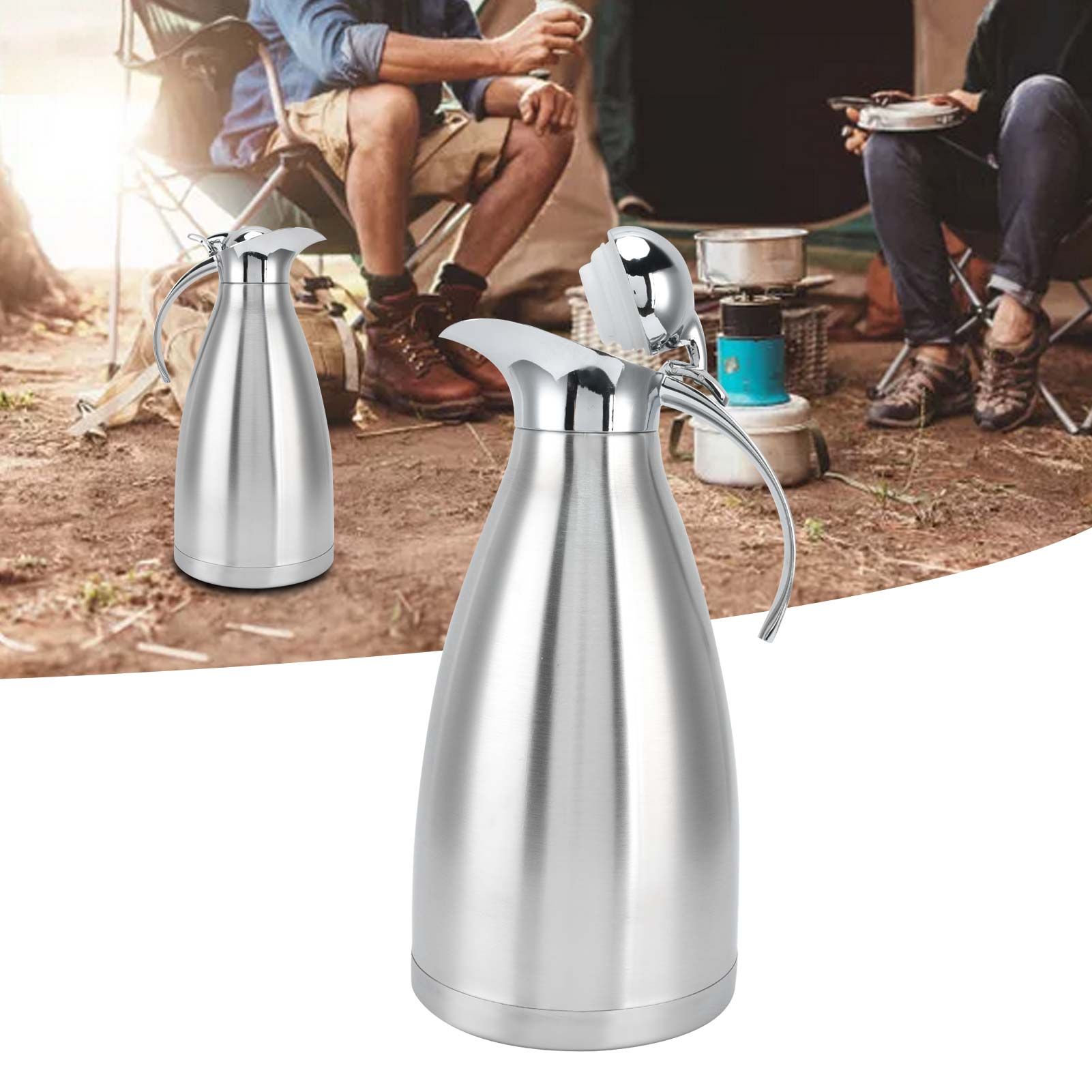 Vacuum Jug Stainless Steel Portable Household Thermal Insulation Kettle Cold view 12