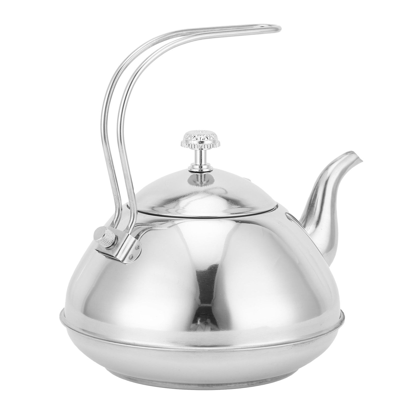 Stainless Steel Teapot with Tea Infuser Thickened NonMagnetic Kettle for Home view 6